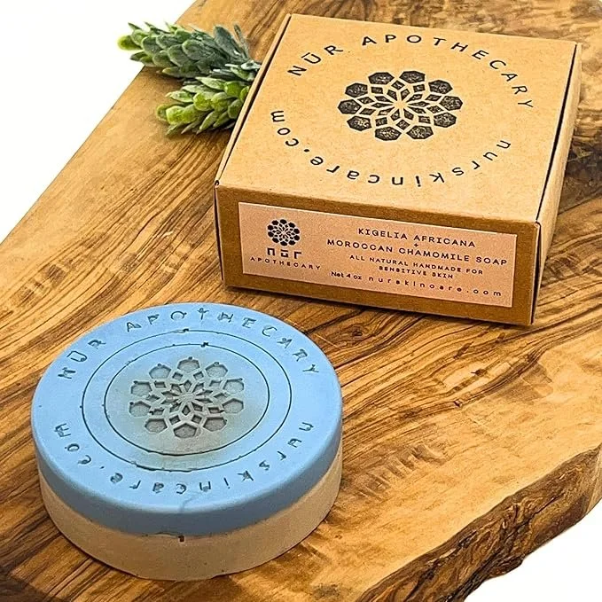 NŪR Kigelia Africana + Moroccan Chamomile - Sensitive Skin Soap