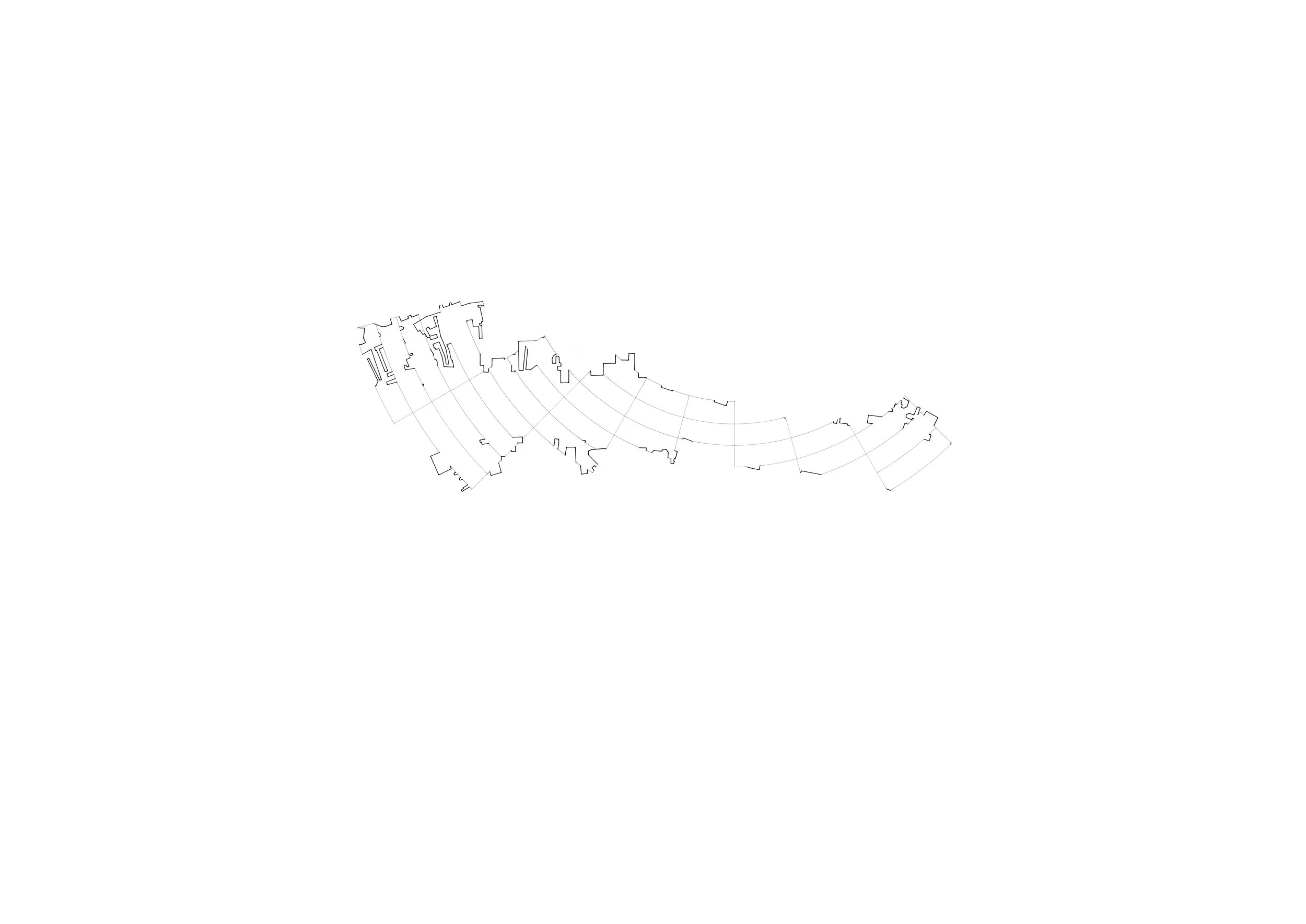 A Course 2 (2017) - 841 x 594mm, ink on layered film, hand drawn