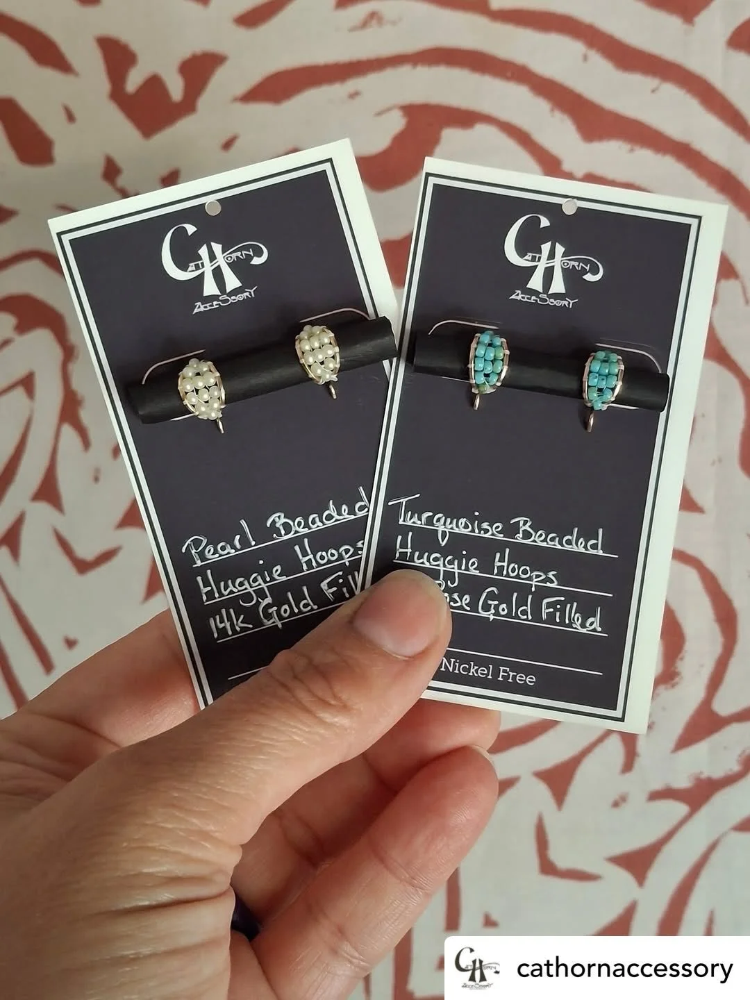 Excited to get these out today!  Perfect for every summer look! 

 @reshare_app &bull; @cathornaccessory I just dropped off some new hoops and studs at @harveyoak this week.  You should definitely go check them and all of the other beautiful items th