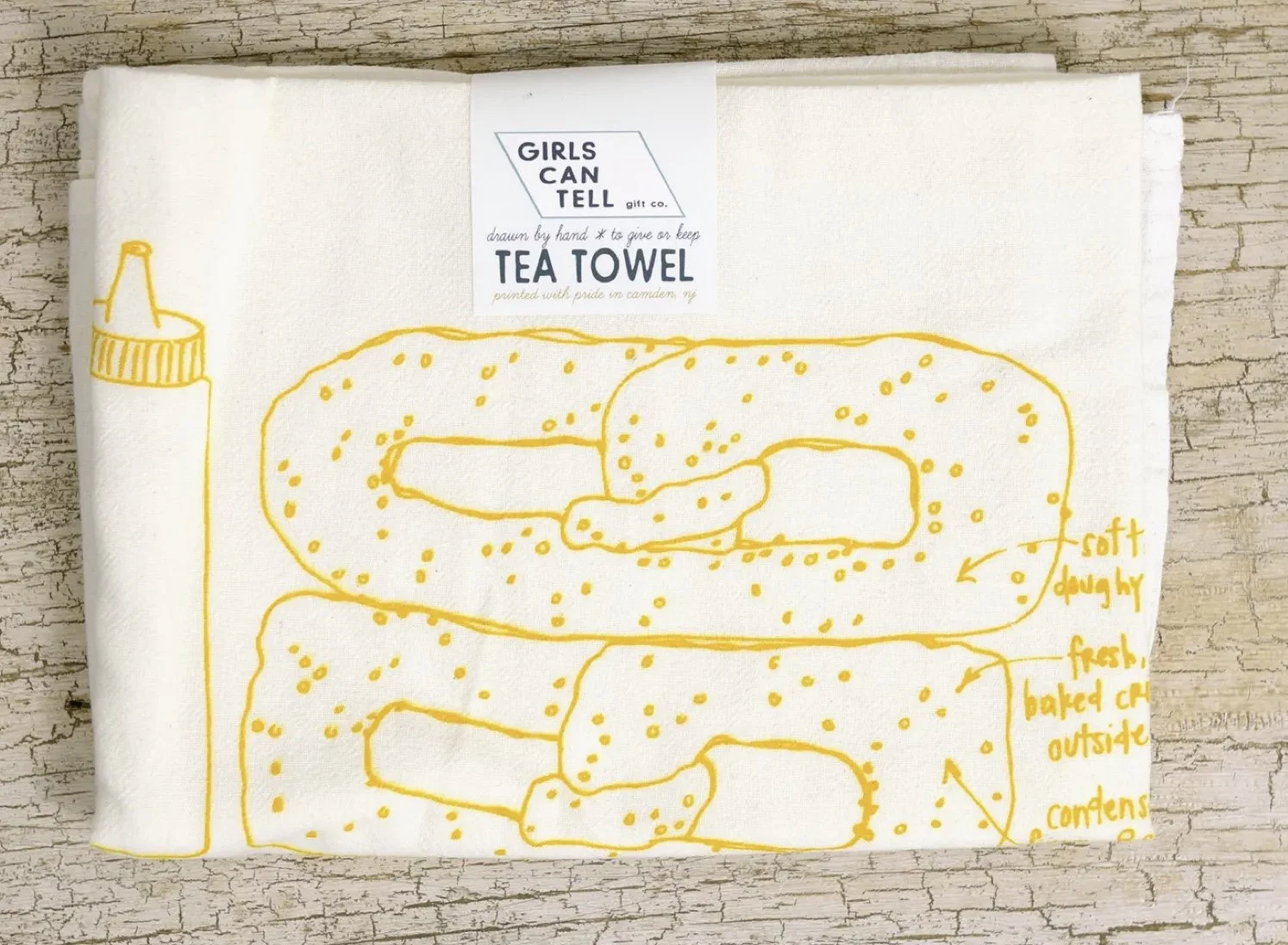 Girls Can Tell Cotton Tea towels