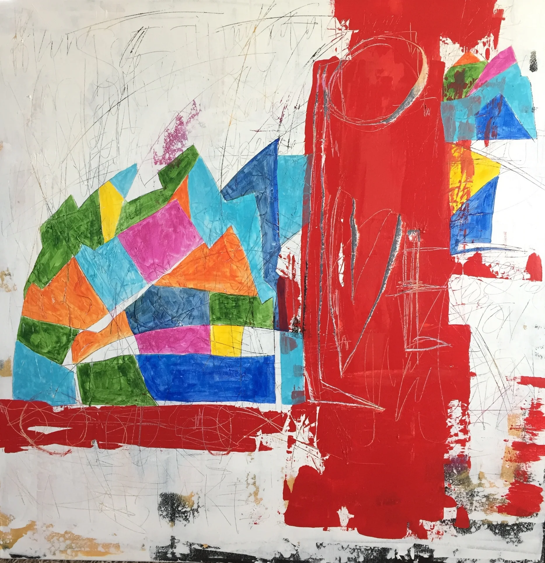 Loved Beyond, acrylic on canvas, 36x36, -275