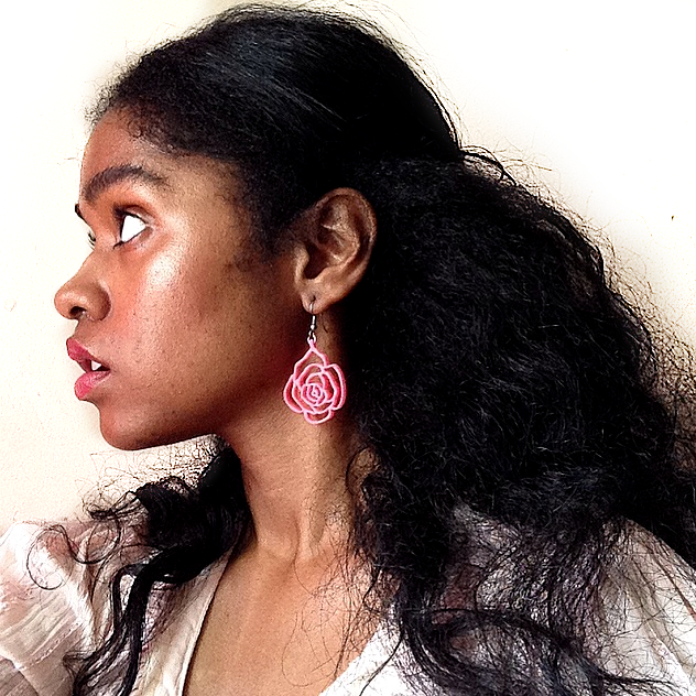 Rose Earrings