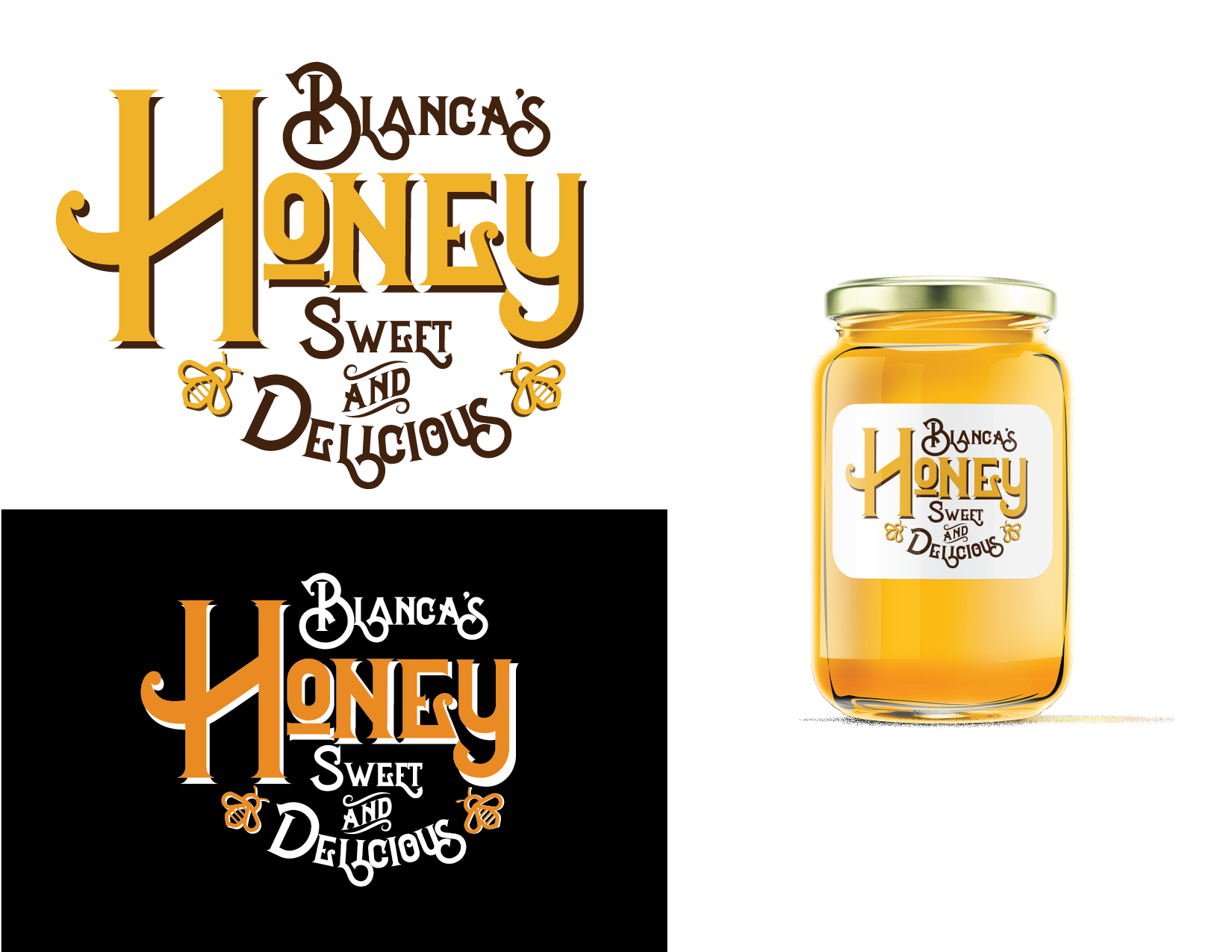 Blanca's Honey Branding