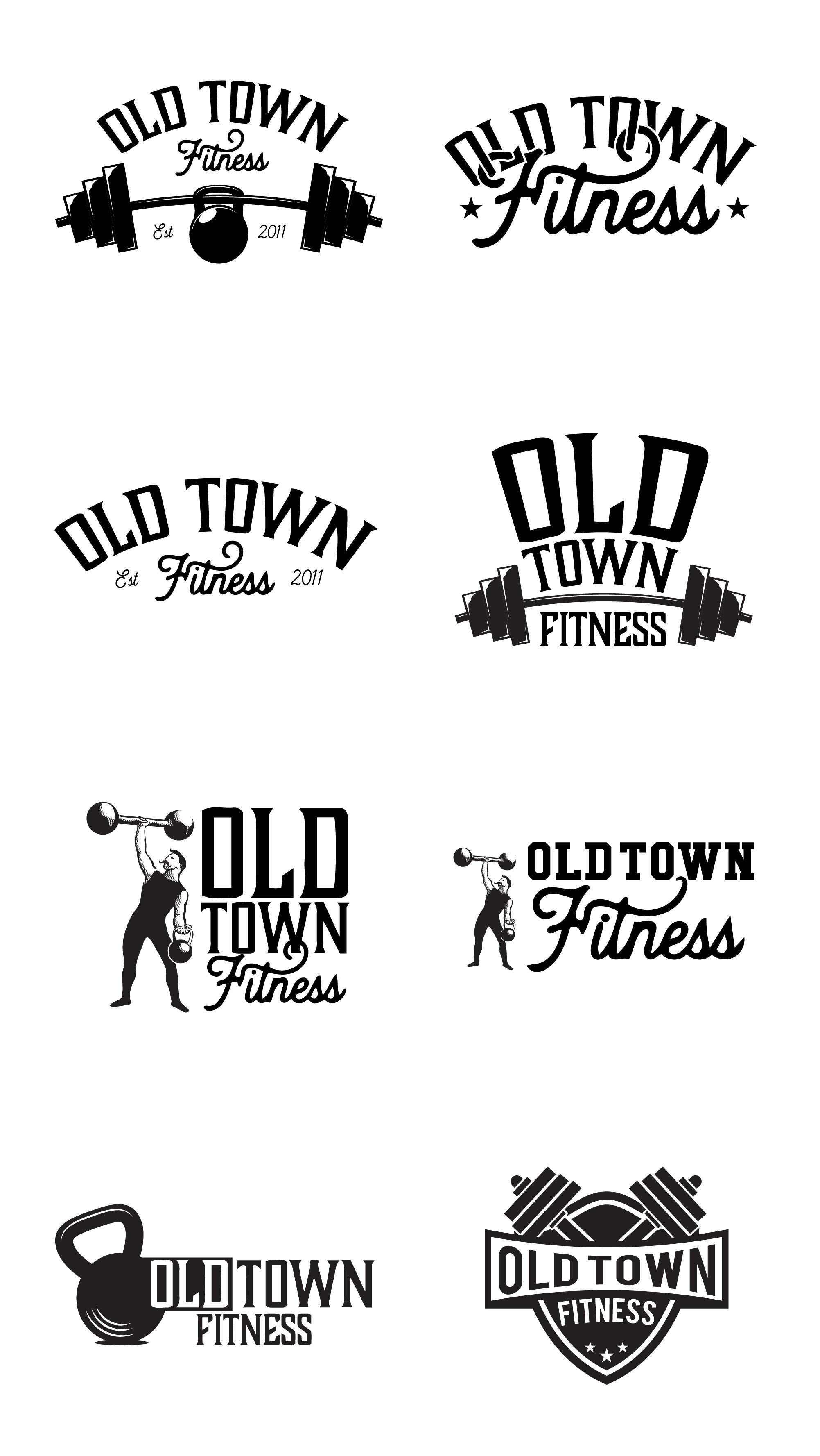 Old Town Fitness Branding