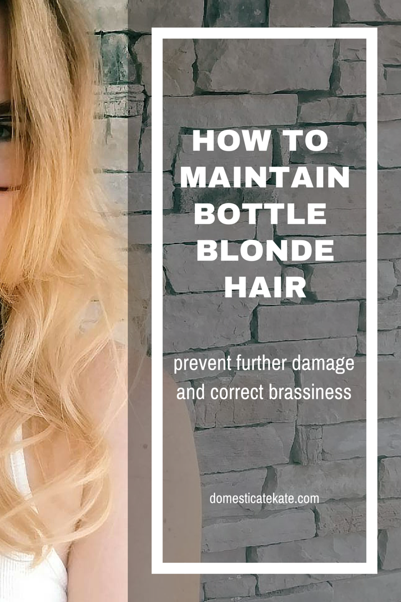 How To Maintain Bottle Blonde Hair And Prevent Brassiness