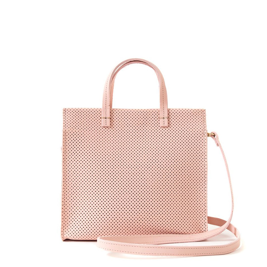 Clare V. Leather Tote Bag - Pink Totes, Handbags - W2436556