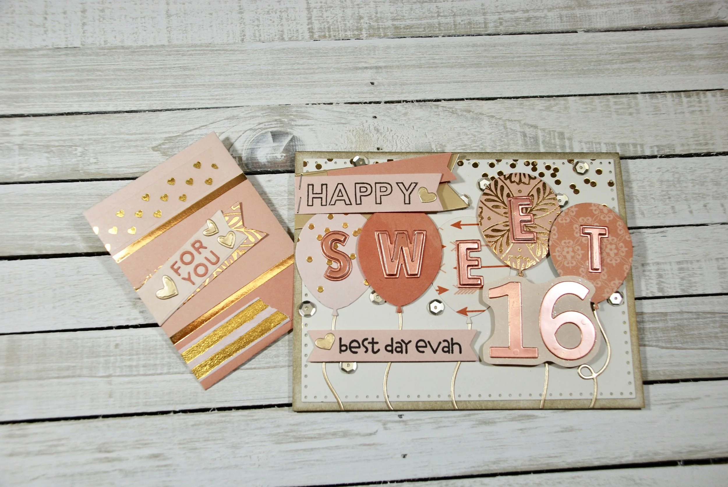 LOVE the Double-Cut Alphabet dies ! Also used the dies to the Happy Balloons bundle .