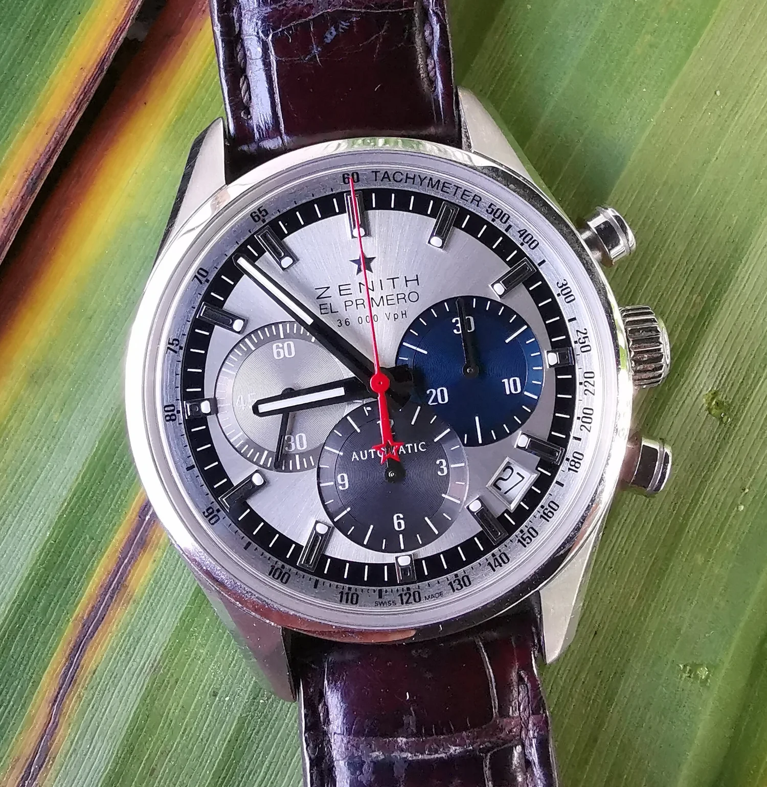 Zenith El Primero Automatic Mens watch Padded