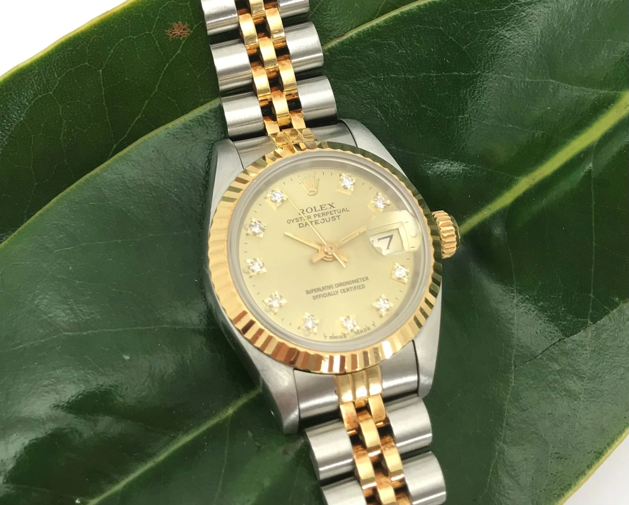Rolex Oyster Perpetual Datejust 69173 Steel 18ct gold