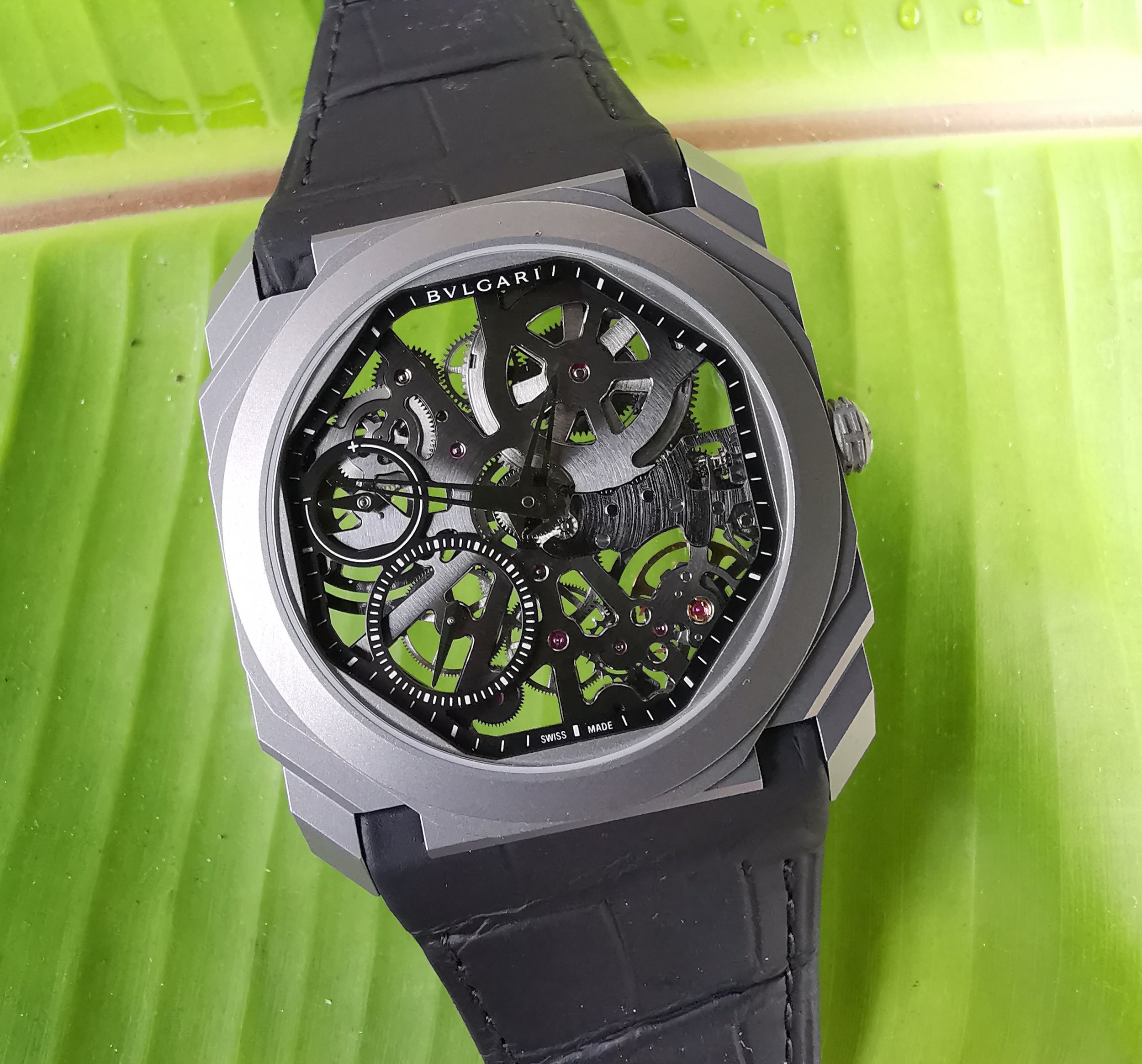 Bulgari Octo Finissimo Titanium watch Ref 102714 Skeleton 40mm 2021 ...