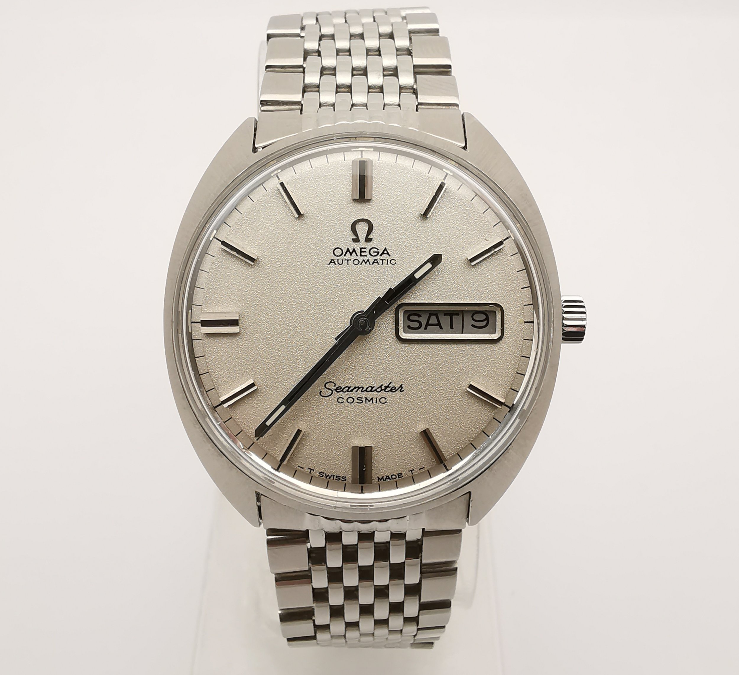 Omega Seamaster Cosmic Automatic Steel Mens Wristwatch Ref 166.036