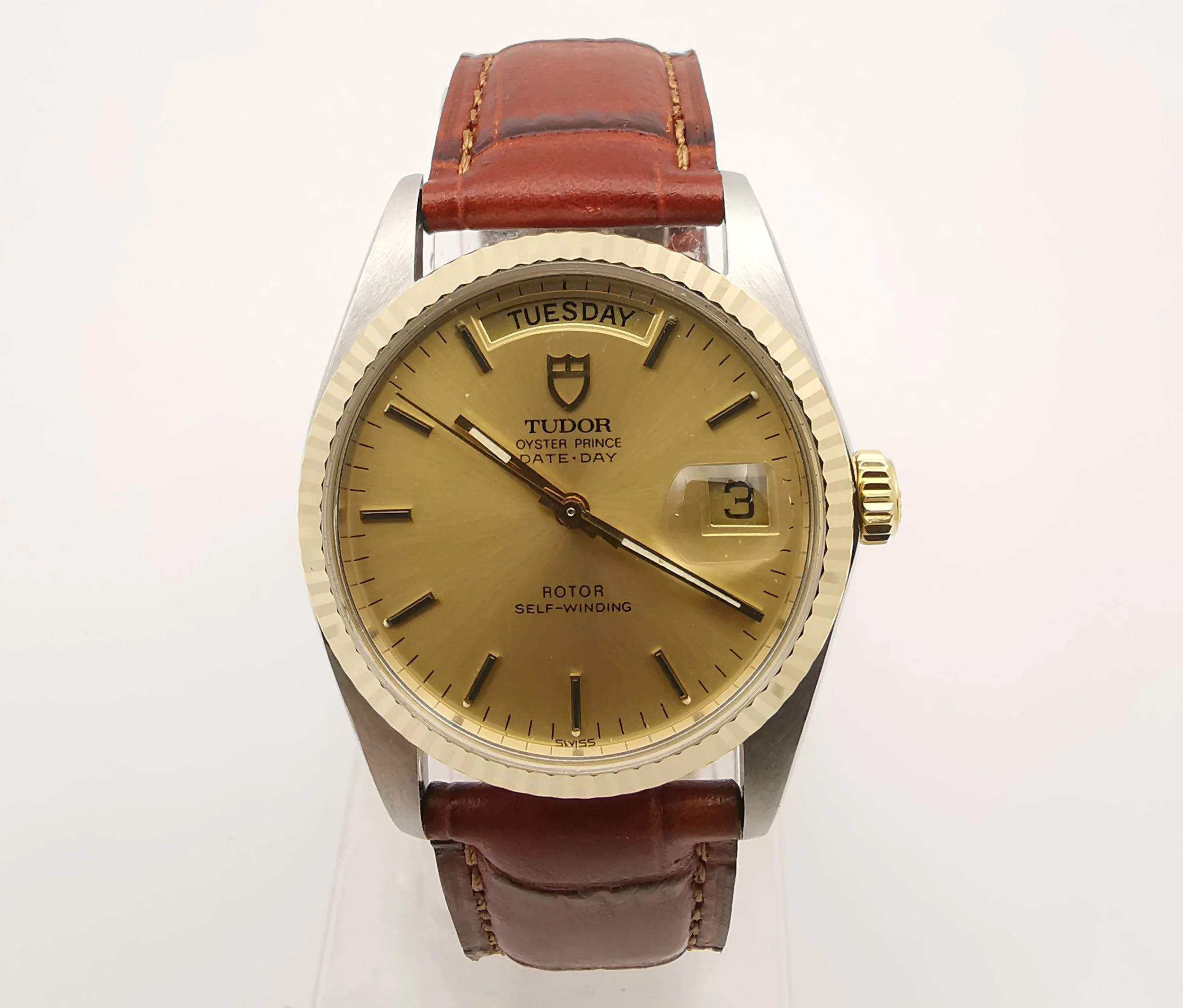 Tudor Day Date Leather Strap Tudor Day Date Oyster Prince