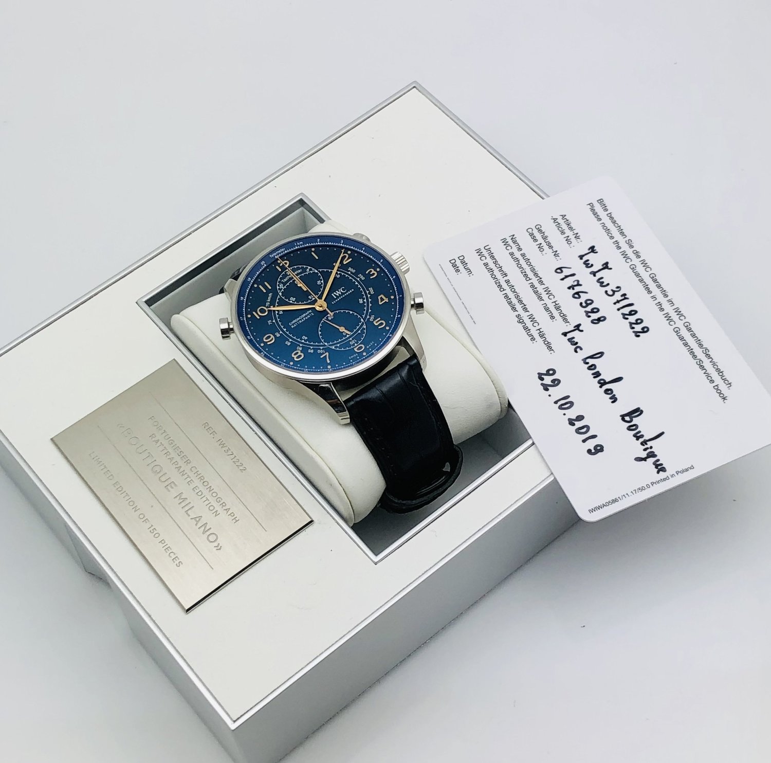 Watch Portugieser Chronograph Rattrapante Iwc Portugieser ár Iwc