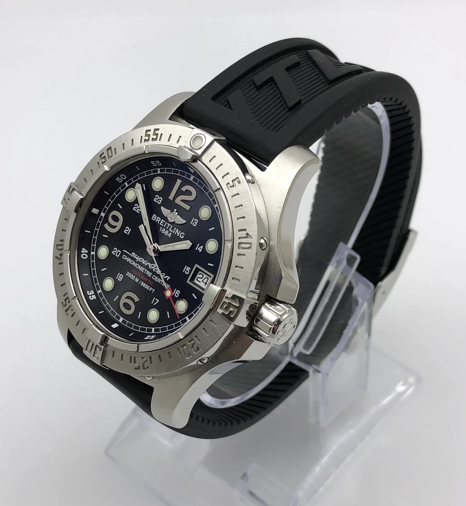 Breitling SuperOcean Steelfish Stainless Steel Automatic Chronometer Mens  Wristwatch Ref A17390 from approx 2007 — About Time