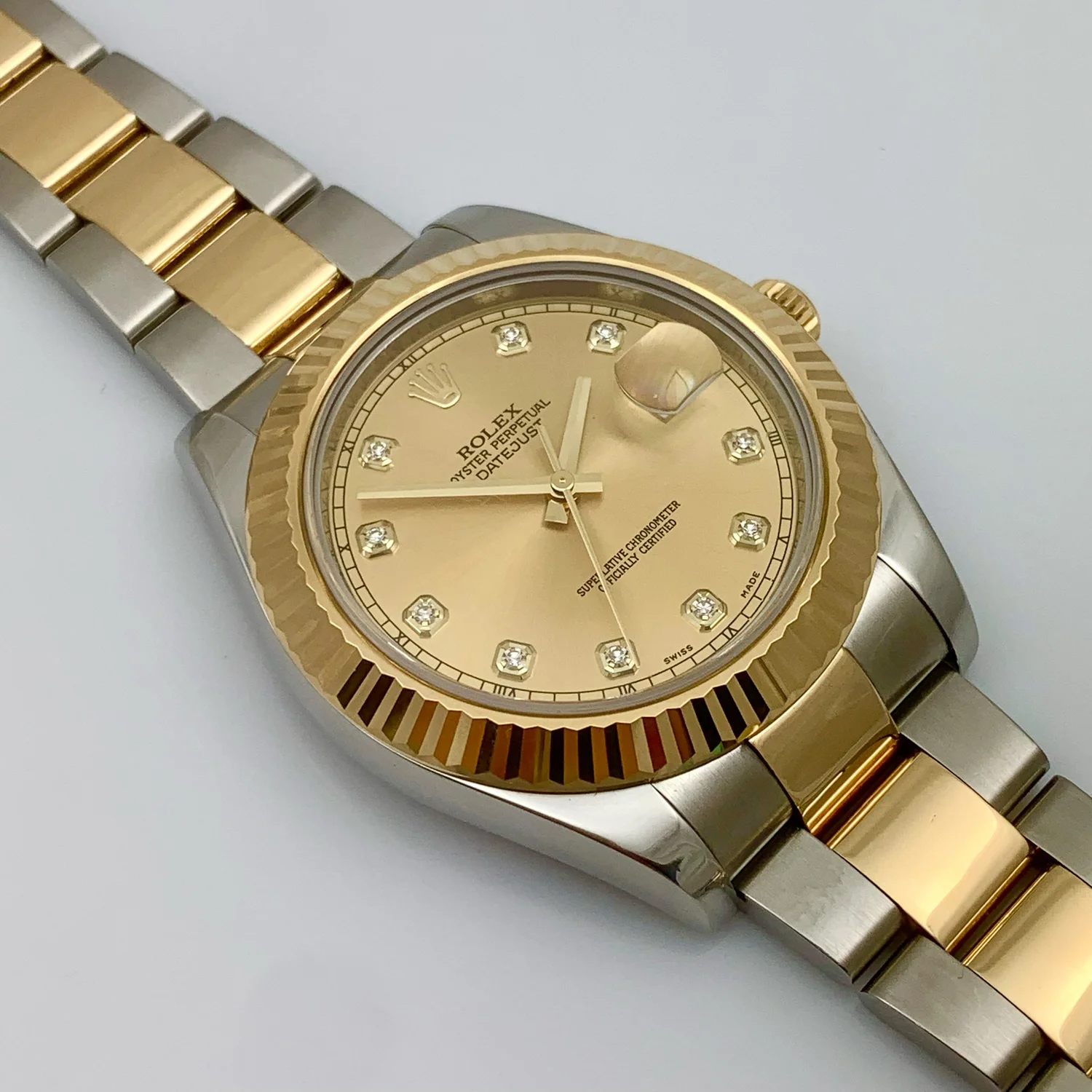 Rolex Oyster Perpetual Datejust II 18ct Gold Steel 41mm Ref