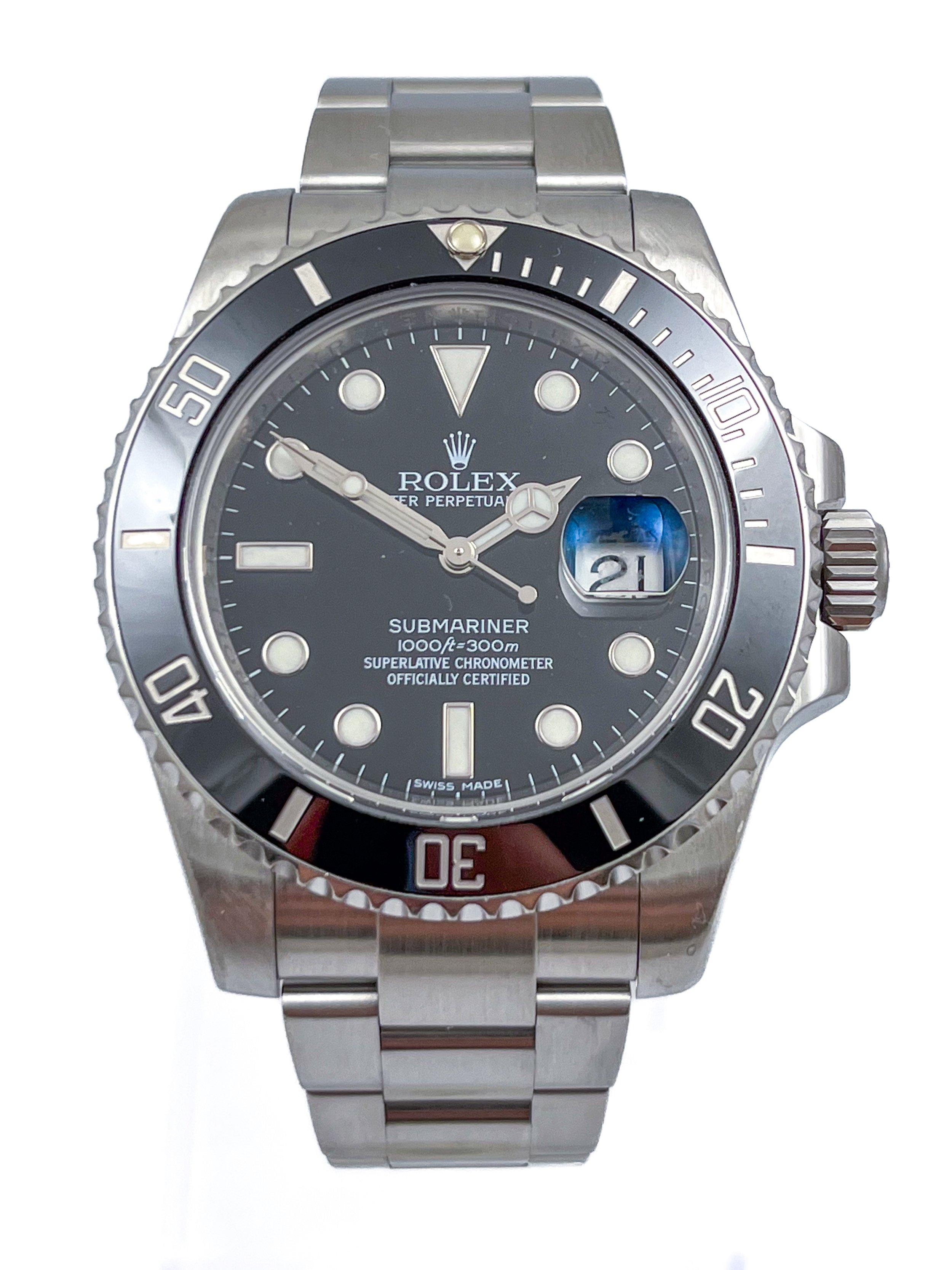 Rolex Oyster Perpetual Submariner Date Ref 116610LN Stainless Steel ...