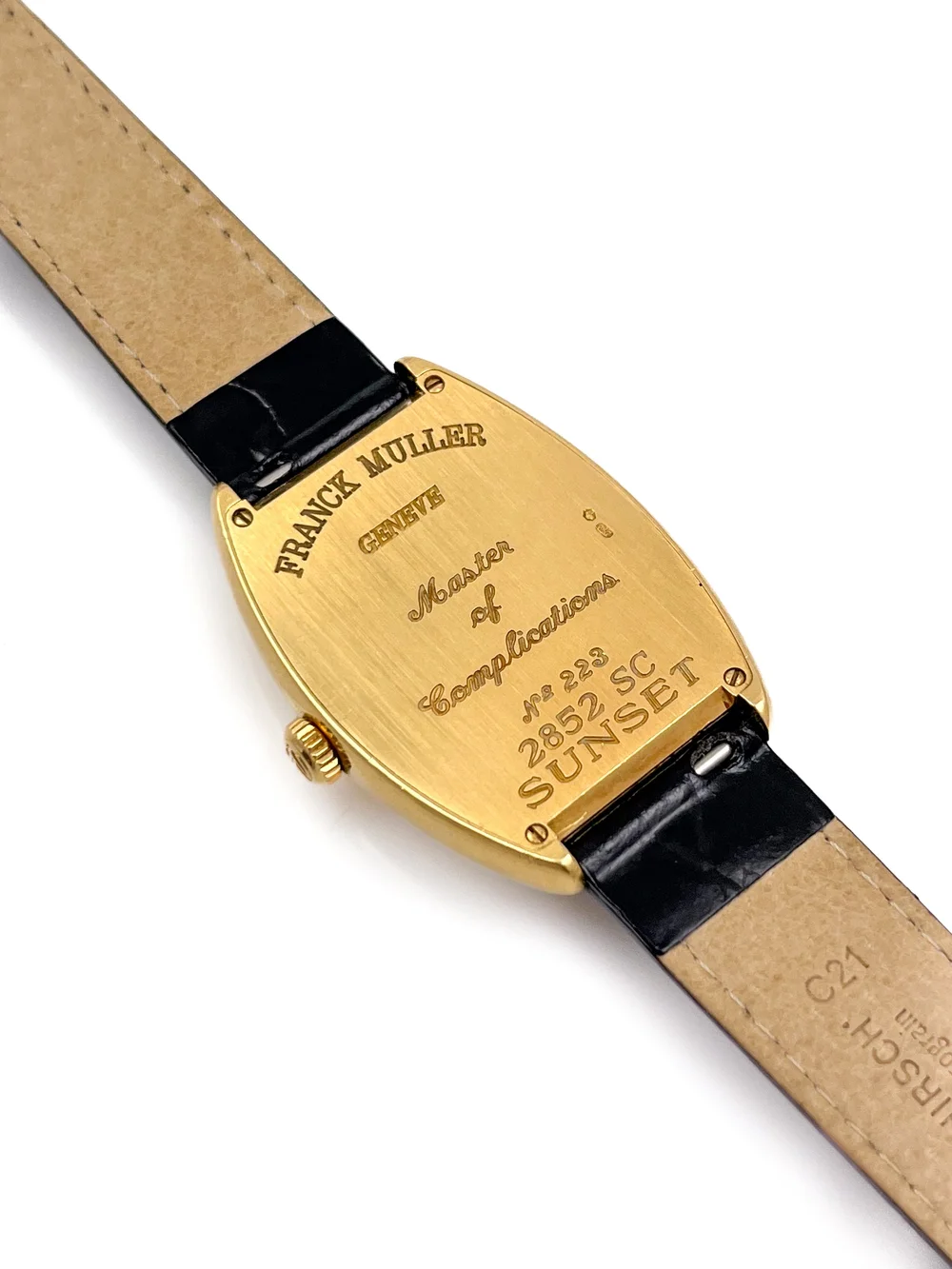 Franck Muller SUNSET Automatic 18ct Yellow Gold Mens Wristwatch