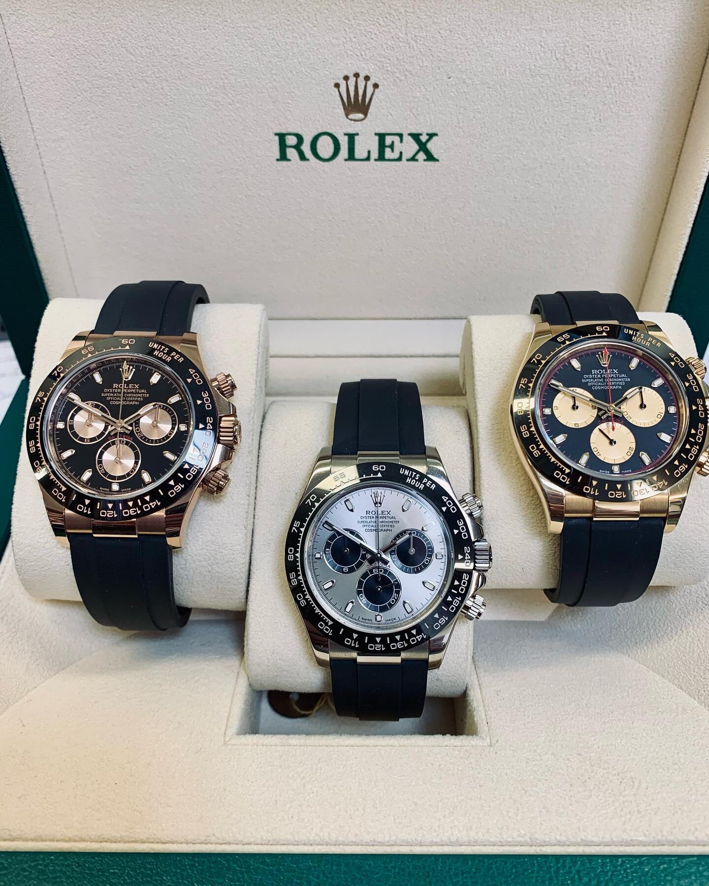 A triptych of Daytona&rsquo;s #rolex #daytona #paulnewman #paulnewmandaytona