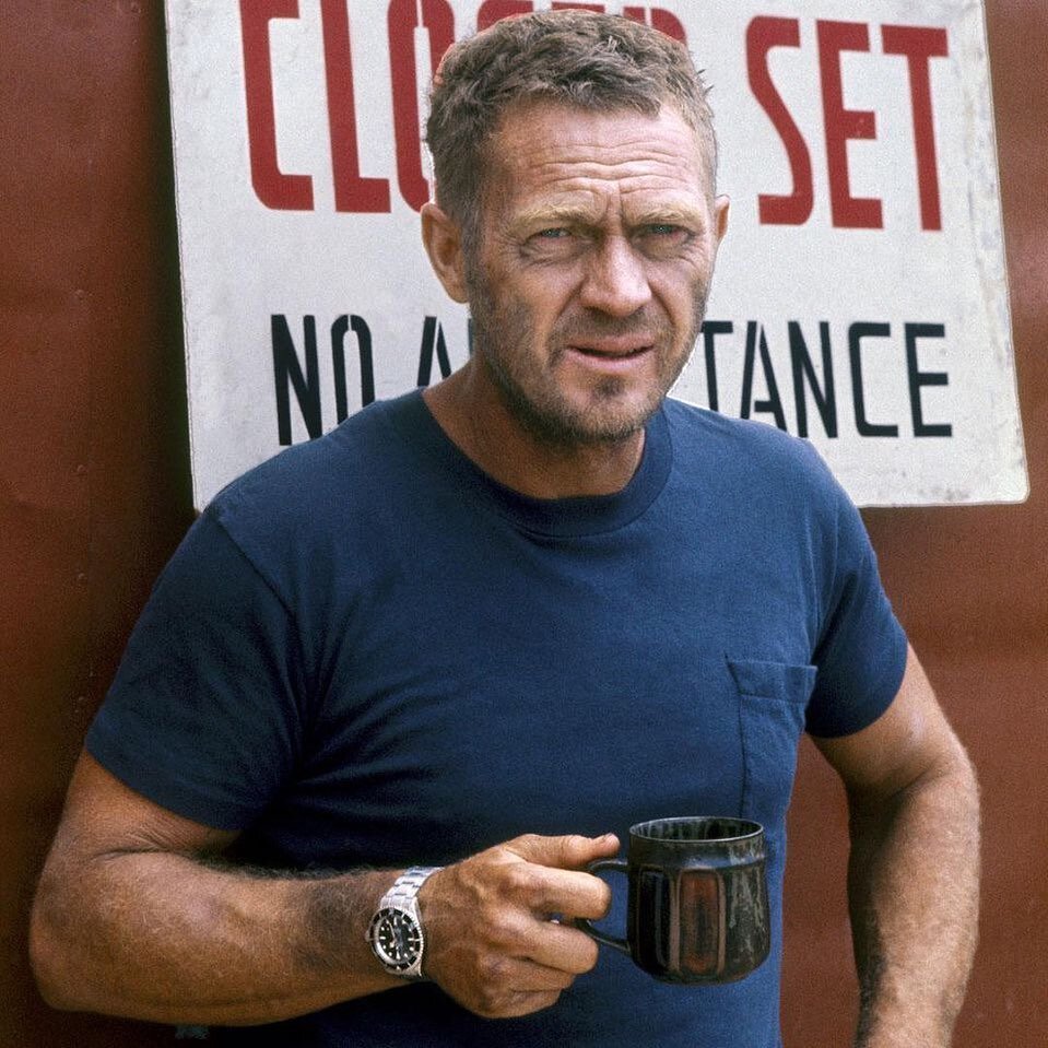 A Rolex Submariner worn by Steve McQueen on the set of Papillon. 
The Submariner has risen in popularity since it's release in 1953. This is due to it's waterproof durability &amp; consistent performance for professionals and sport divers. 
Up until 