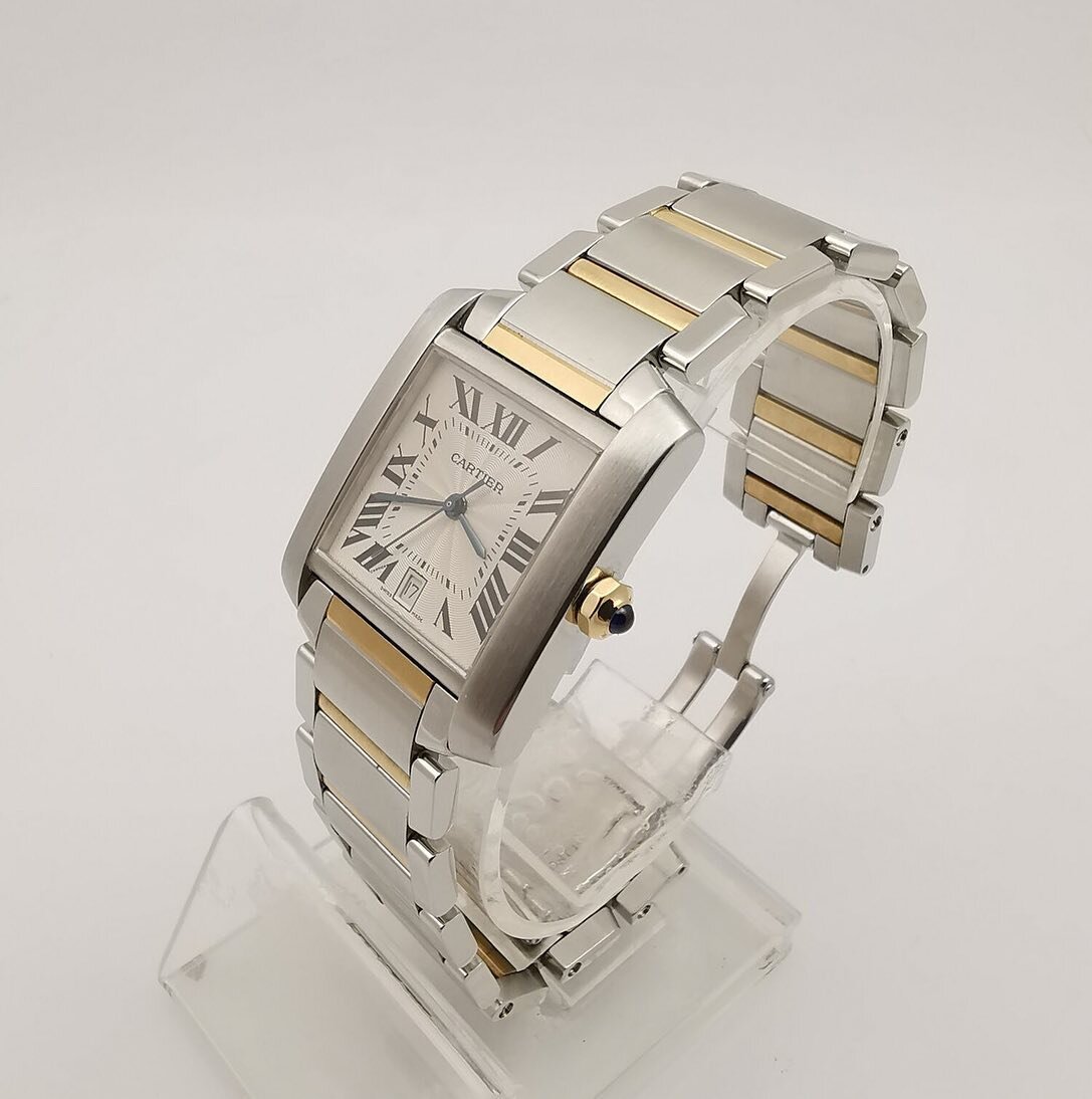 Looking for a classic timepiece?
Here is the Cartier Tank Francaise Stainless steel + 18ct yellow gold Automatic Men's watch 2008 Model.
$6,200 NZD
⠀⠀⠀⠀⠀⠀⠀⠀⠀
Quote Ref. 2302
⠀⠀⠀⠀⠀⠀⠀⠀⠀
Read more and explore our collection of watches for sales at our w