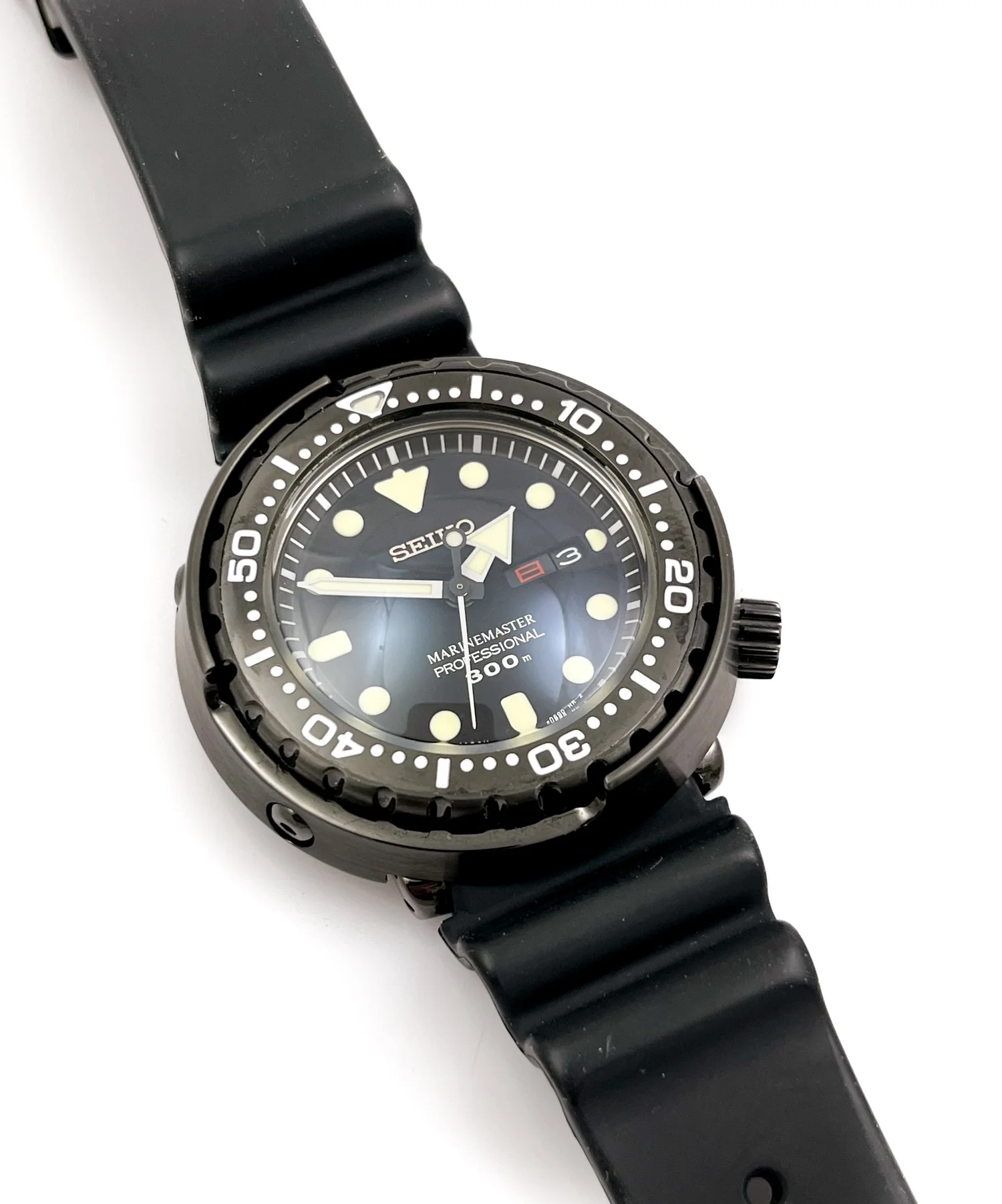 SEIKO Ninja TUNA Prospex Marinemaster SBBN035 Black 300m Mens 