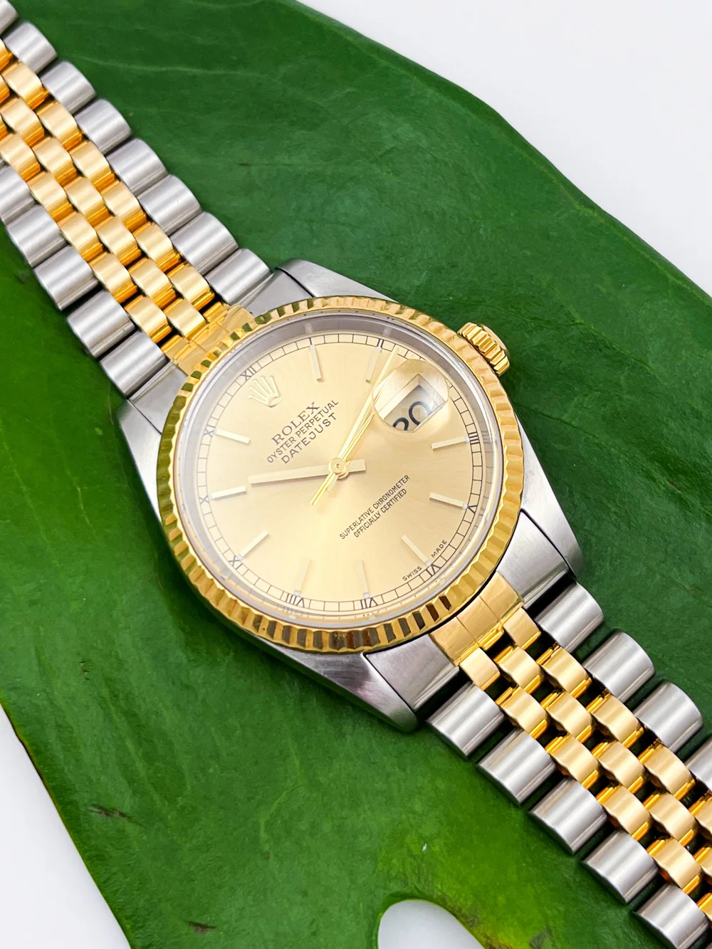 Rolex Oyster Perpetual Datejust 18ct Gold and Stainless Steel Ref