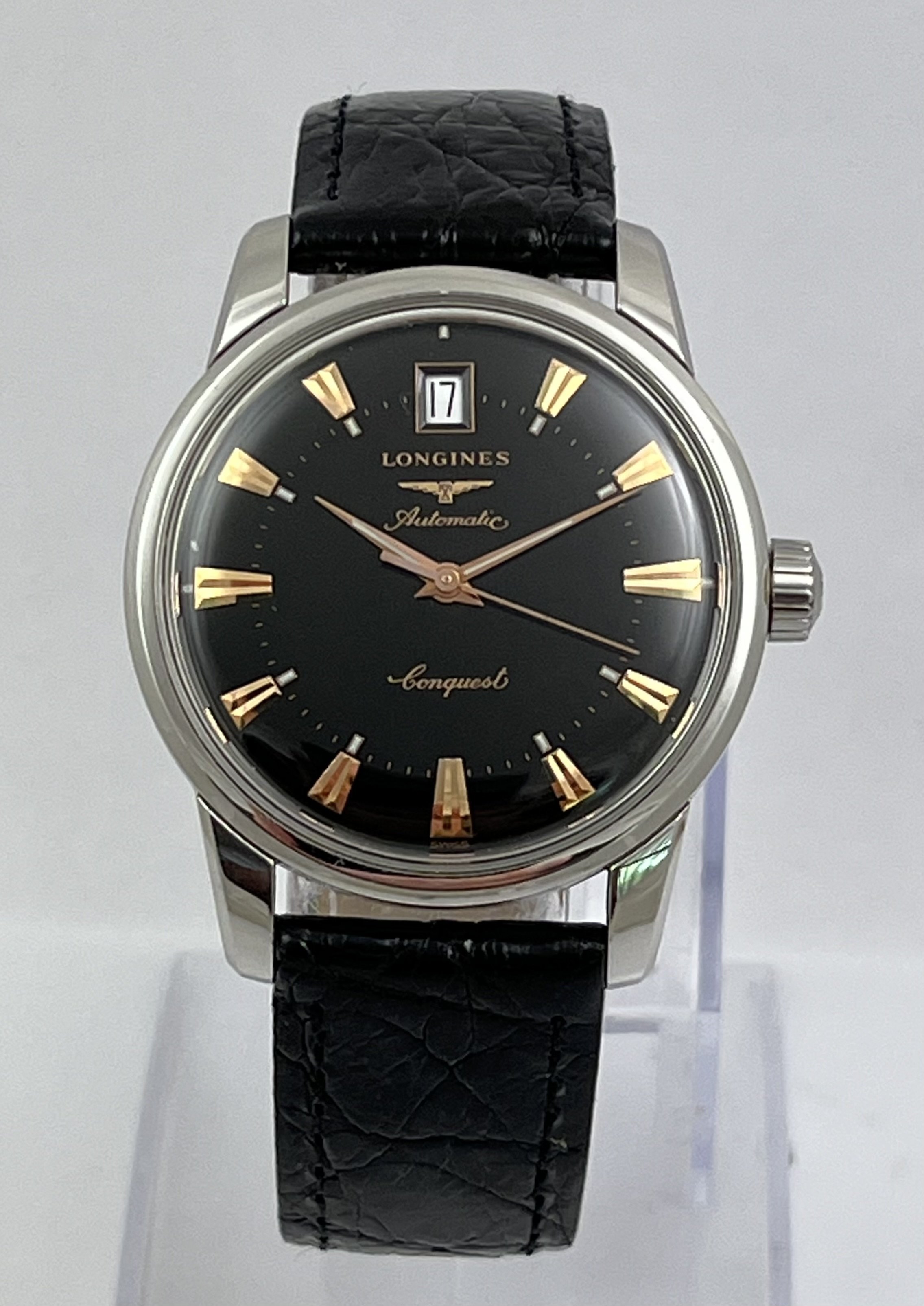 LONGINES 2000s Conquest HERITAGE Automatic Stainless Steel Mens ...