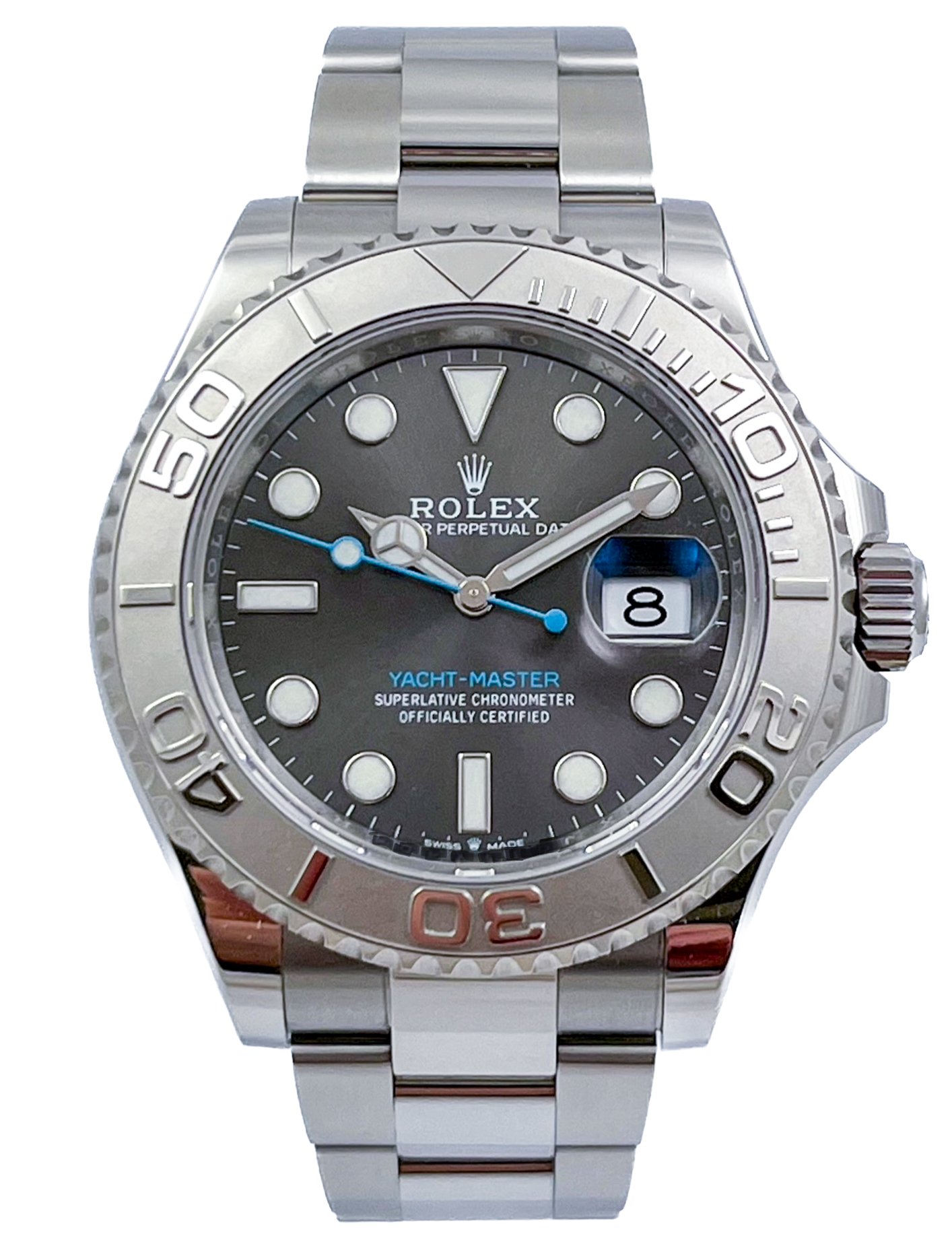 Rolex Oyster Perpetual Yacht Master 41mm Steel & Platinum Mens ...