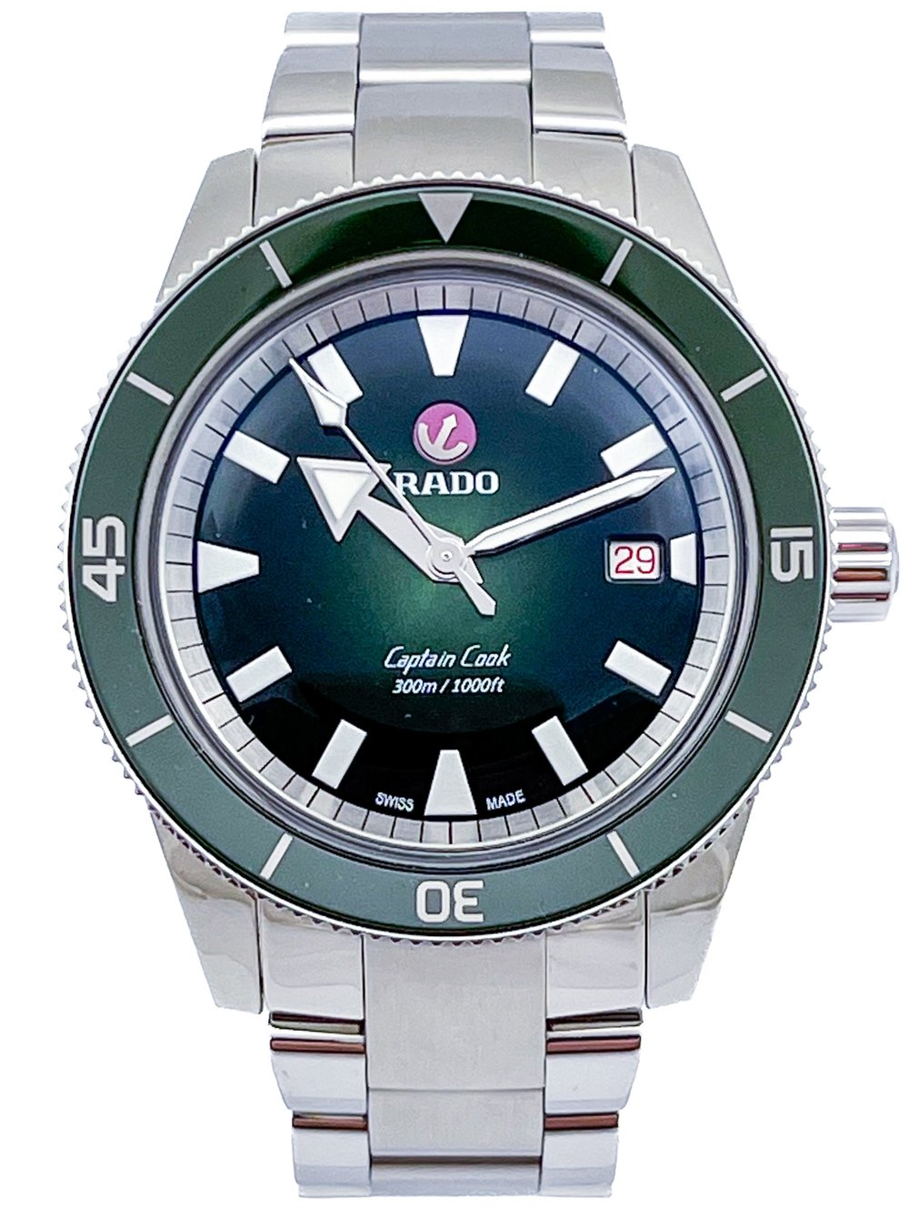 RADO CAPTAIN COOK Divers 200m Steel Automatic 42mm Mens Wristwatch