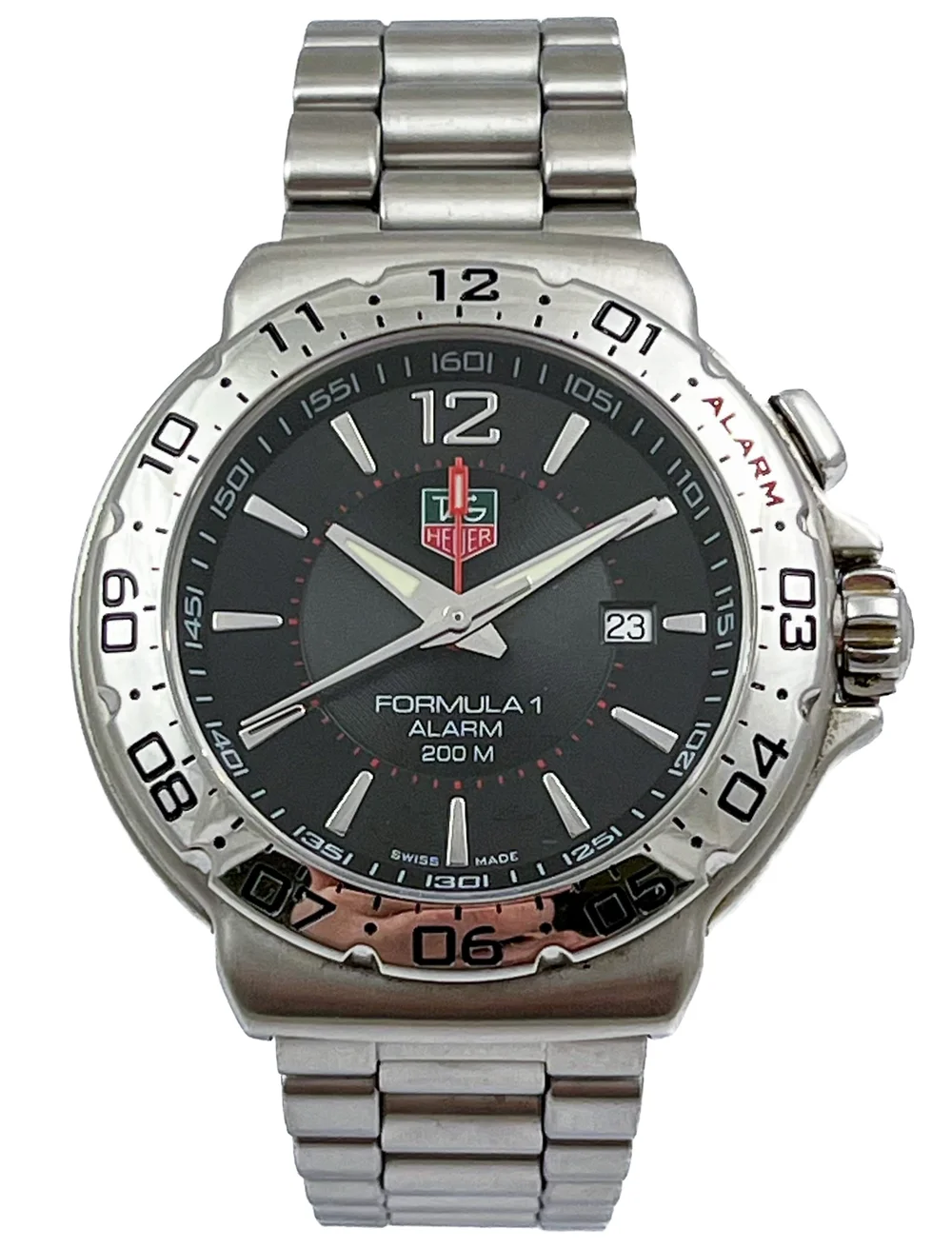 Stainless Steel Tag Heuer Formula Alarm Watch Tag Heuer Formula