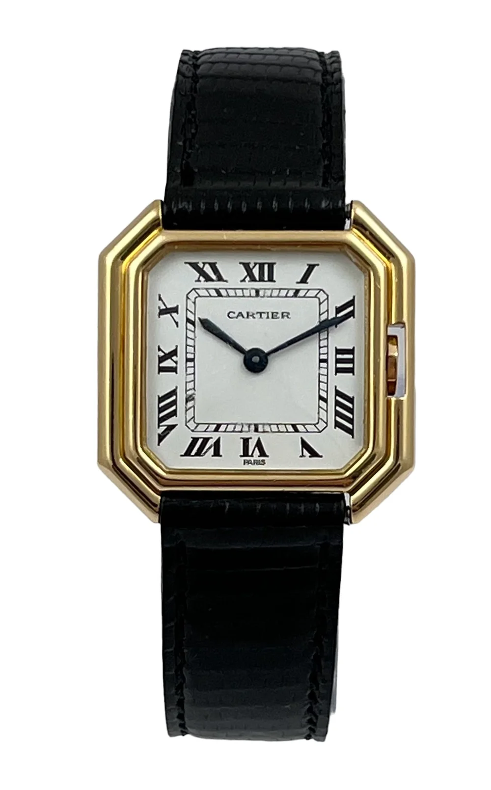 Cartier CEINTURE Rare Vintage Manual 18ct Gold MIDSIZE Wristwatch