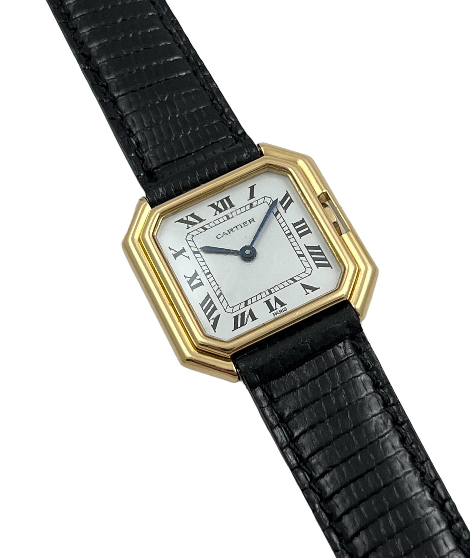 Cartier CEINTURE Rare Vintage Manual 18ct Gold MIDSIZE Wristwatch
