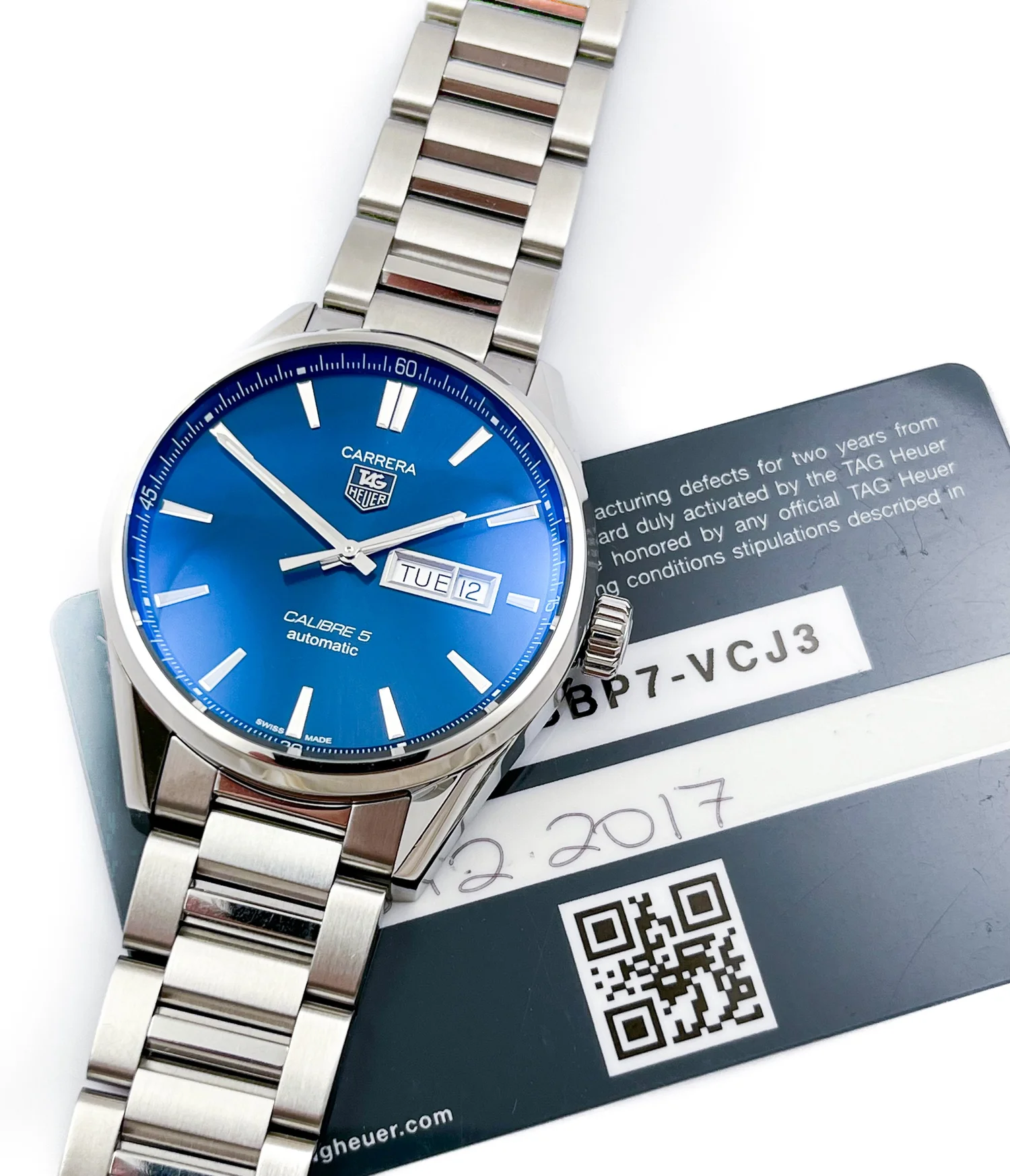 TAG Heuer Carrera Calibre Automatic Stainless Steel Mens