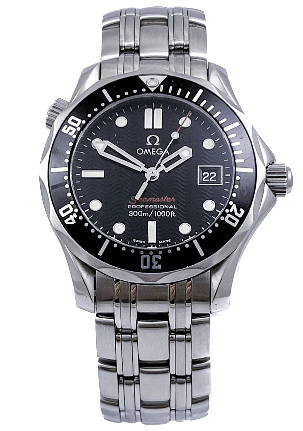 Omega Seamaster Professional 300m Quartz Steel 36mm Mens Wristwatch  B&P — About Time