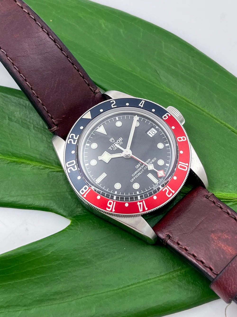 Tudor Black Bay GMT PEPSI Bezel Diver Stainless Steel Mens