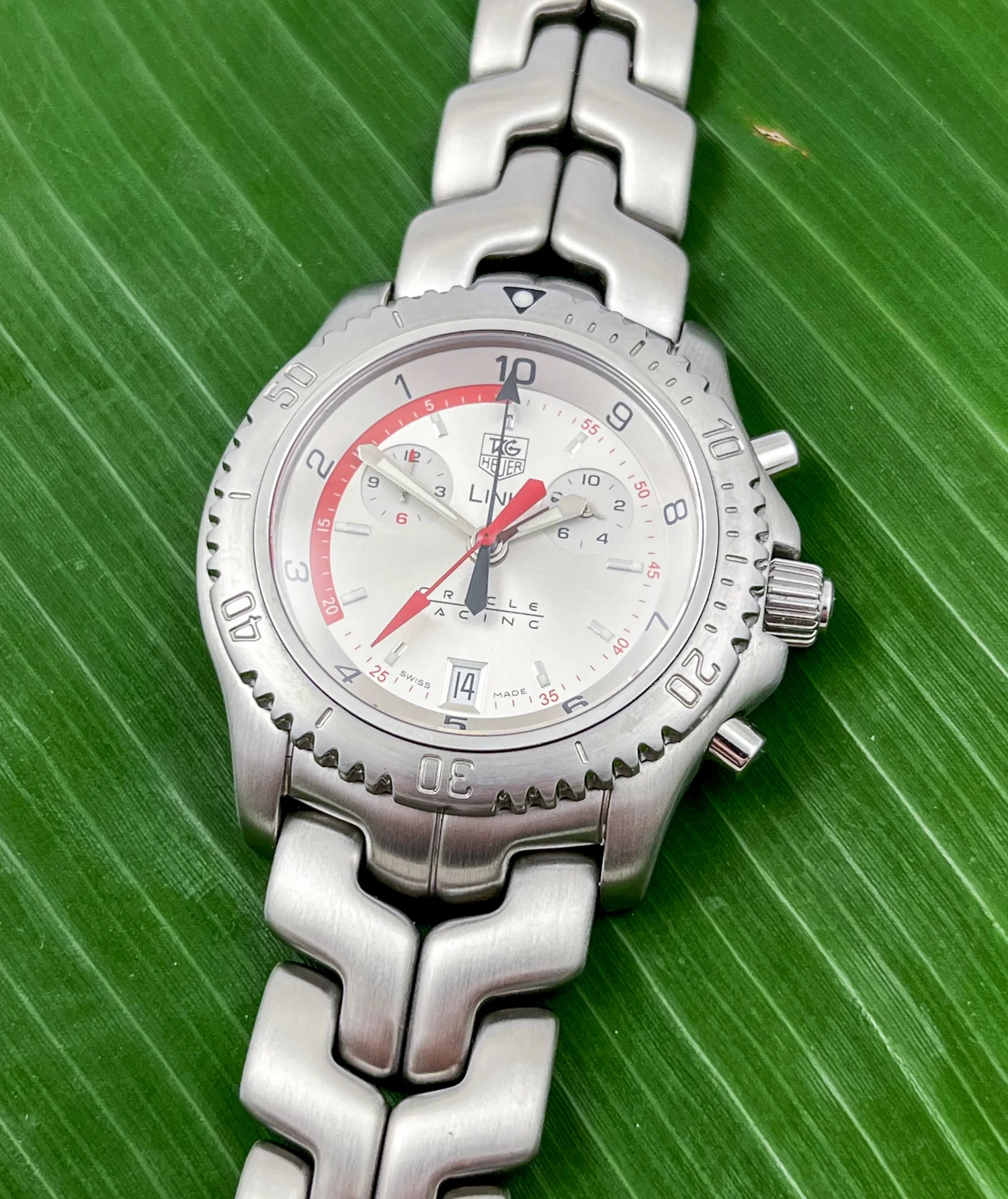 TAG Heuer Link Chronograph Oracle Racing Ltd Edition Mens 
