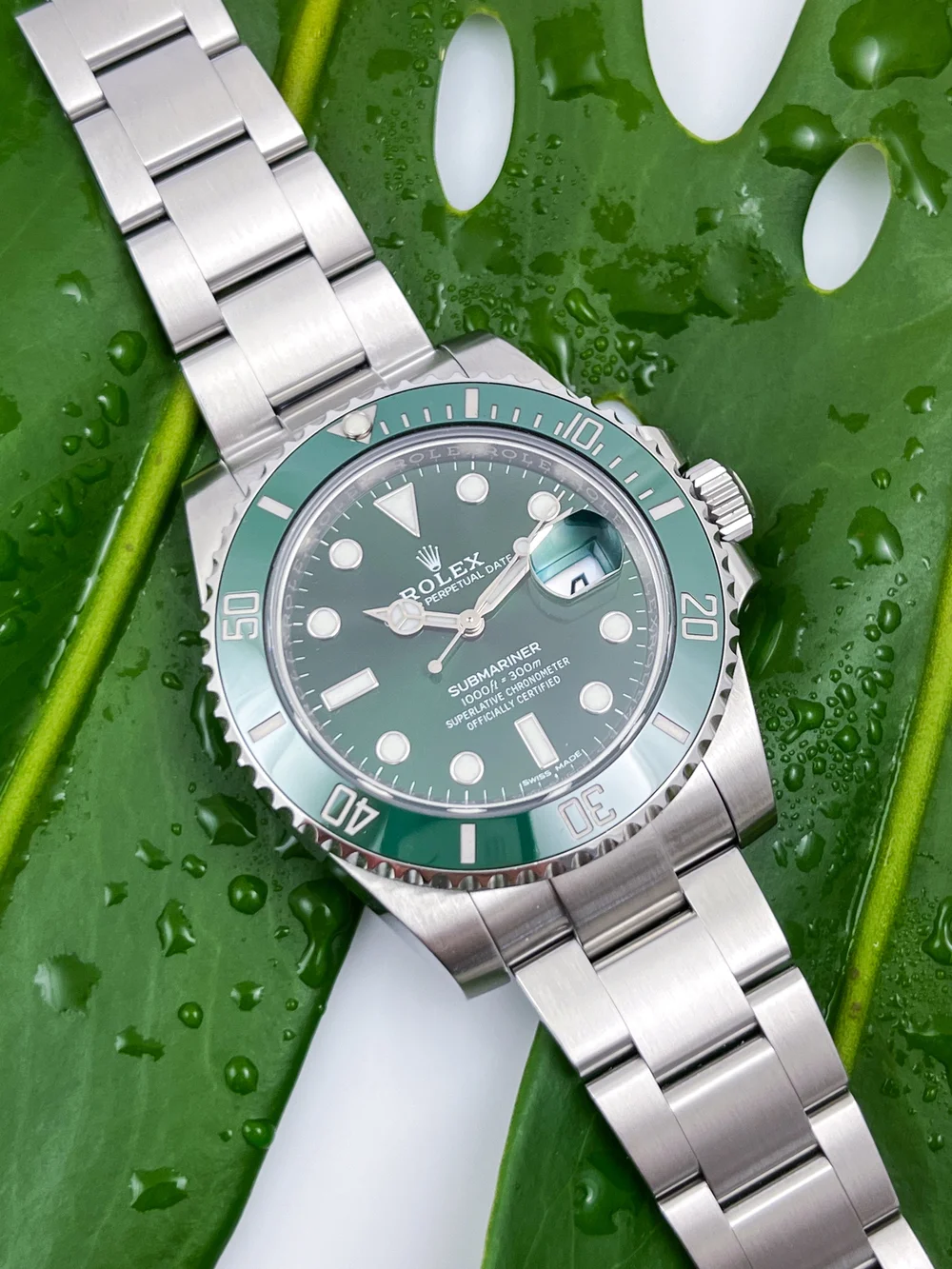Rolex 116610lv Hulk 116610lv 2021 Rolex 