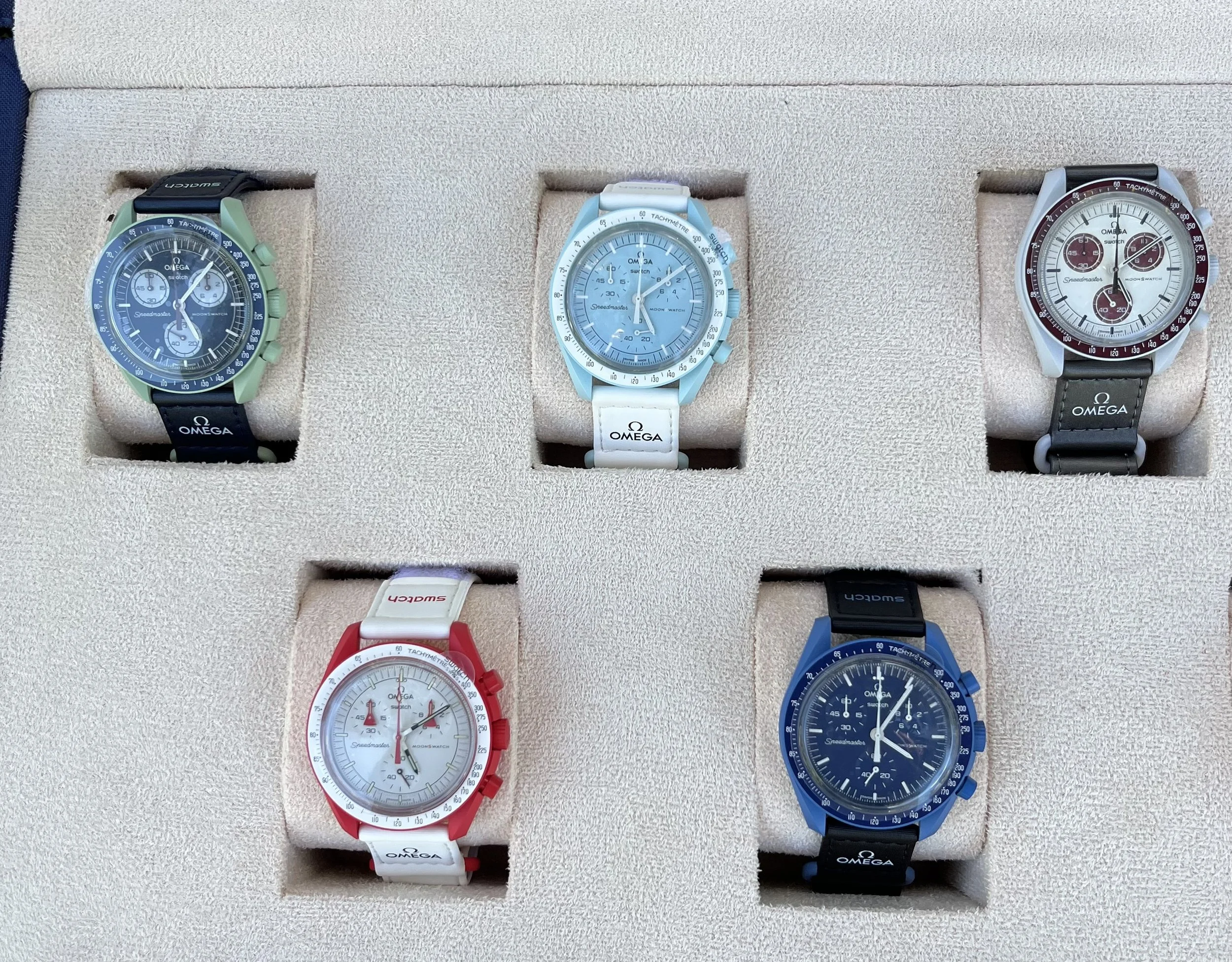 Swatch Omega Complete Moonswatch Chronograph Set of 11