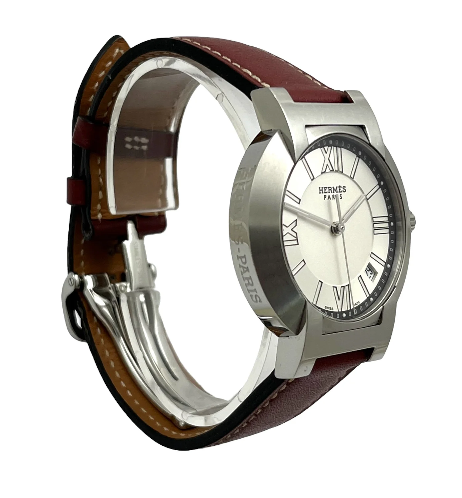 Hermes Nomad Auto-Quartz Stainless Steel 36.5mm Mens  display picture 1