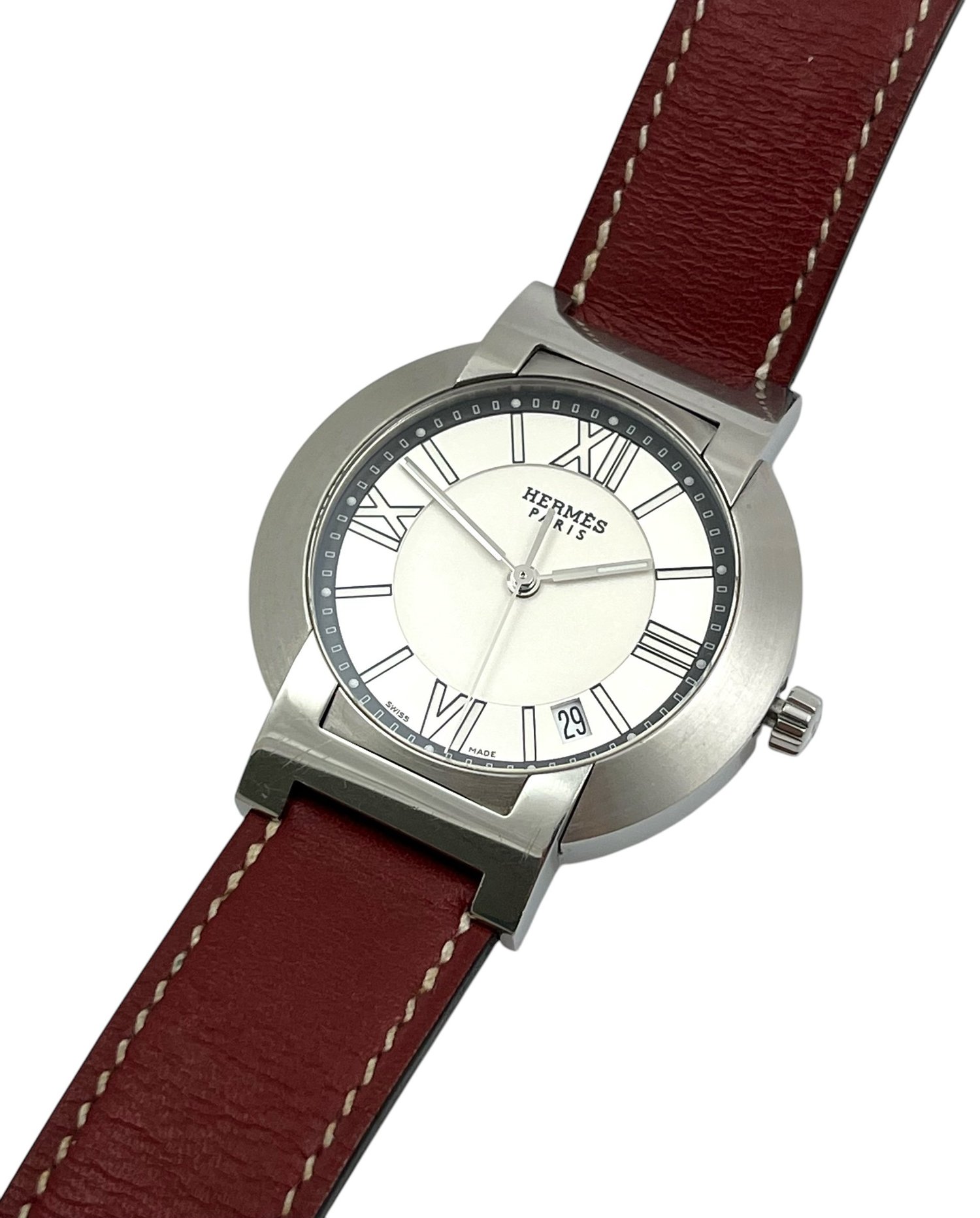 AUTHENTIC HERMÈS NOMAD AUTOMATIC watch ???? Hermes Nomad Chronograph 1.910 - Inventory 5861  main image 4