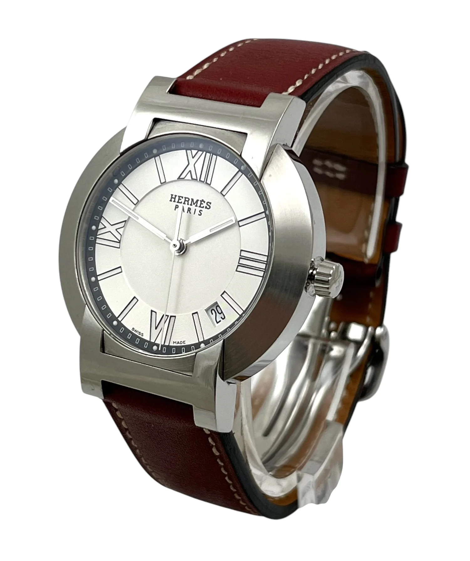 Hermes Nomad Auto-Quartz Stainless Steel 36.5mm Mens  display picture 1