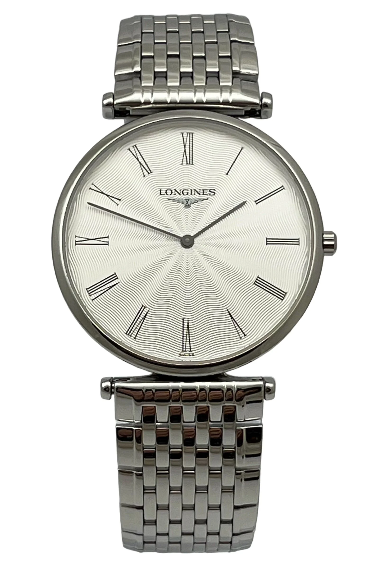 Longines La GRAND CLASSIQUE Quartz Stainless Steel Mens Bracelet Wristwatch Ref L4.709.4 Serviced Circa 2015