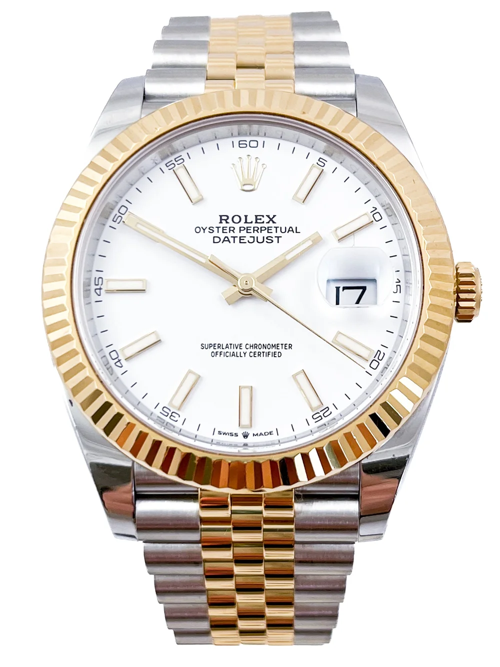 Rolex Oyster Perpetual Datejust 41mm 18ct Gold&Steel Mens Watch Ref 126333  2021 — About Time