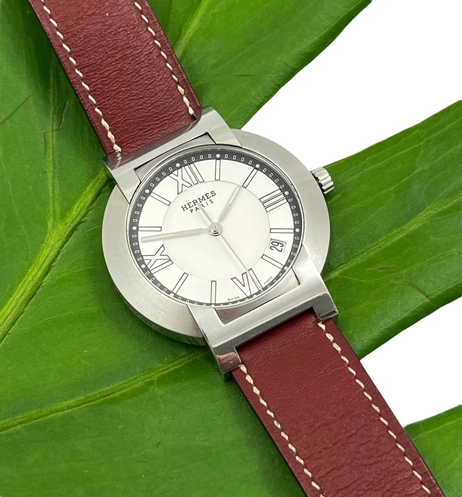 AUTHENTIC HERMÈS NOMAD AUTOMATIC watch ???? Hermes Nomad Chronograph 1.910 - Inventory 5861  main image 2