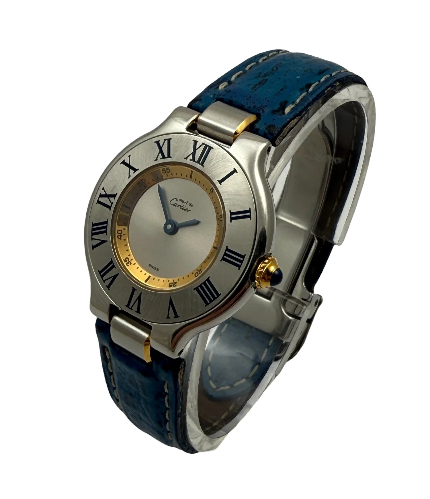 CARTIER 21 Must De Cartier 18ct Gold and Stainless Steel Ladies