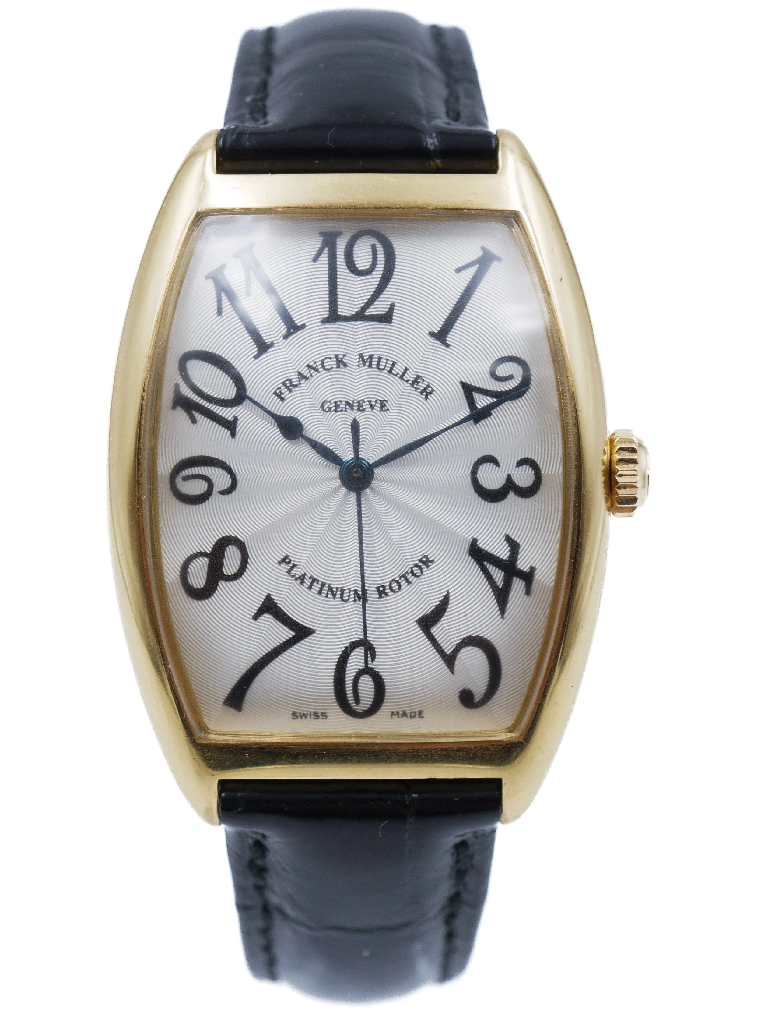 Franck Muller SUNSET Automatic 18ct Yellow Gold Mens Wristwatch with Platinum Rotor. Ref 2852SC Serial Number 513