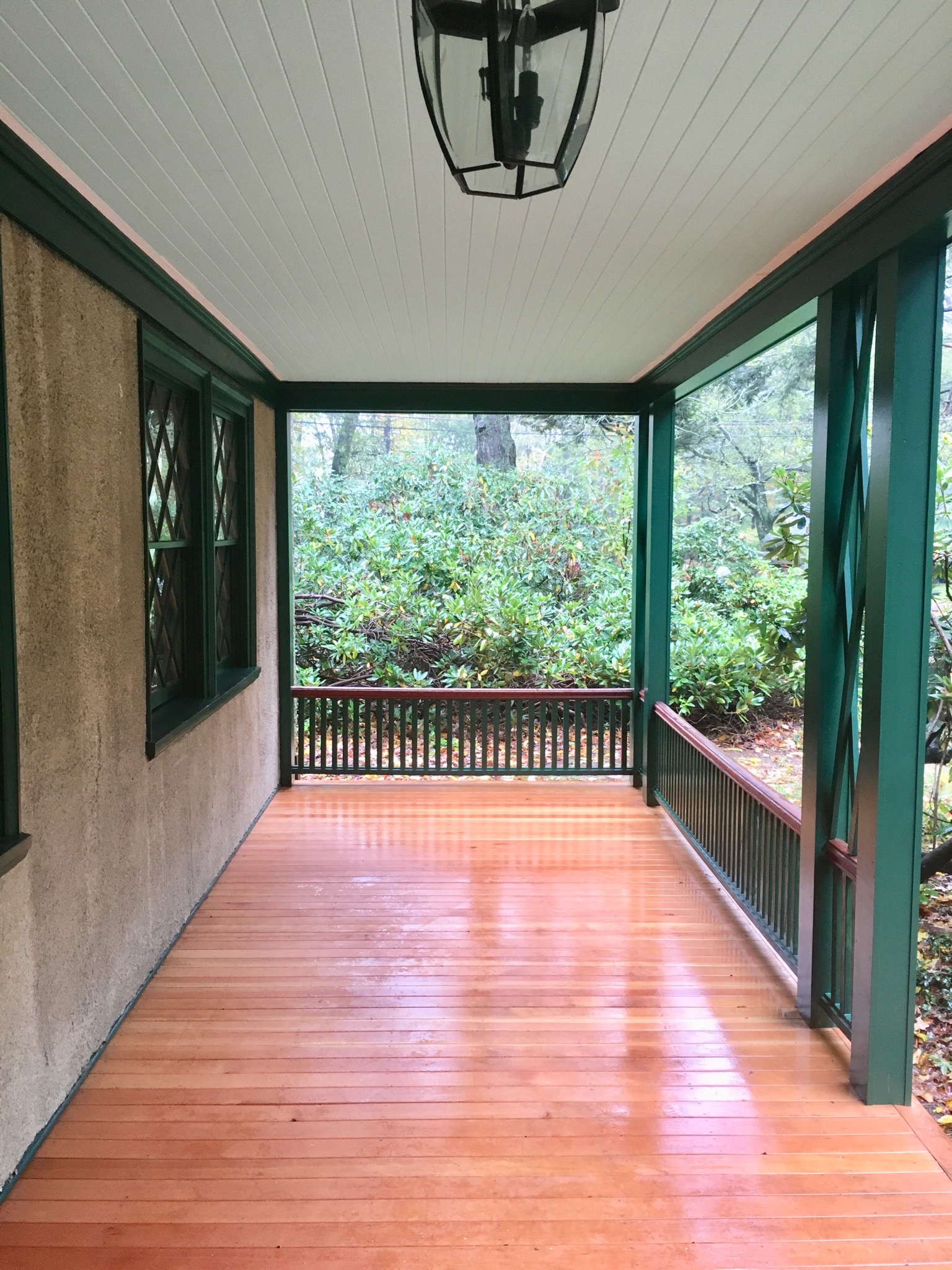  Finished Porch in Fall, 2018 