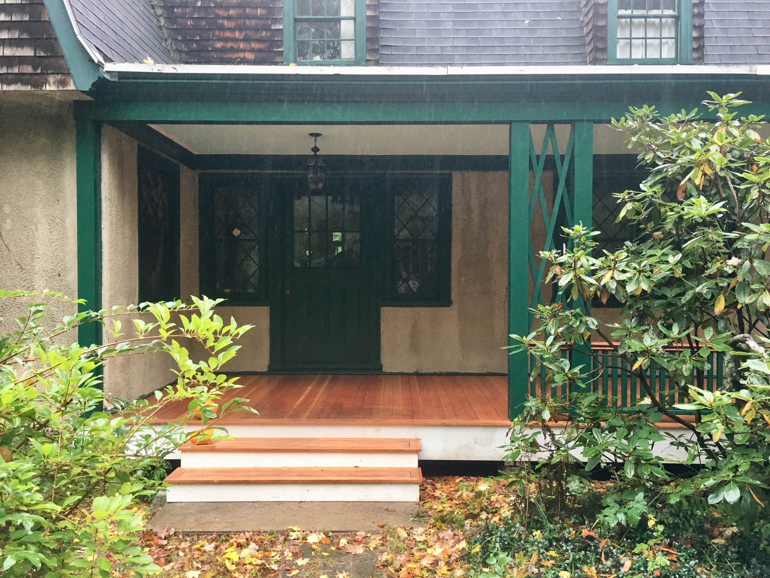  Finished Porch in Fall, 2018 