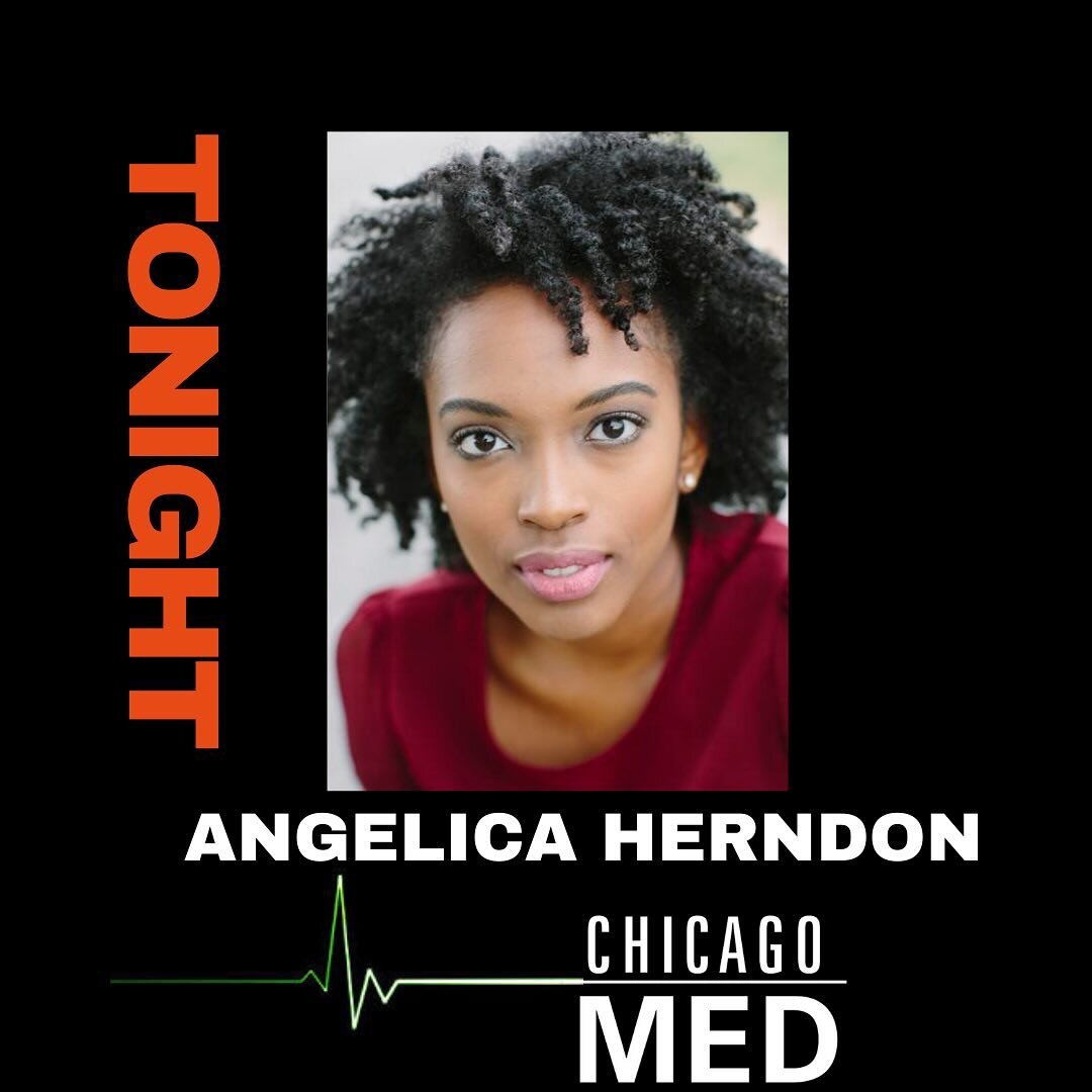 Tune in to catch our ANGELICA HERNDON appear on CHICAGO MED tonight on NBC! #AngelicaHerndon #ChicagoMed #OneChicago #ShirleysOnTV