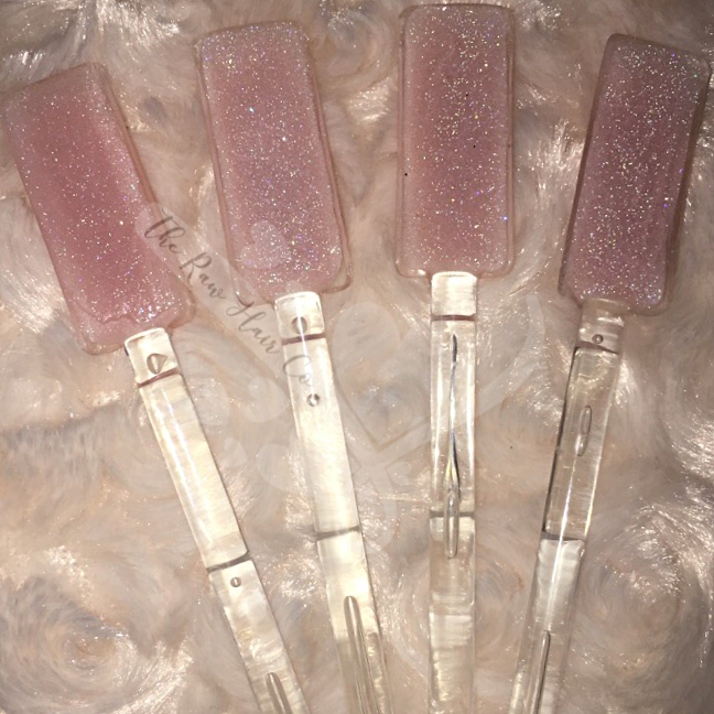 CUSTOM GLITTER ACRYLIC POWDERS - BABYDOLL NUDES